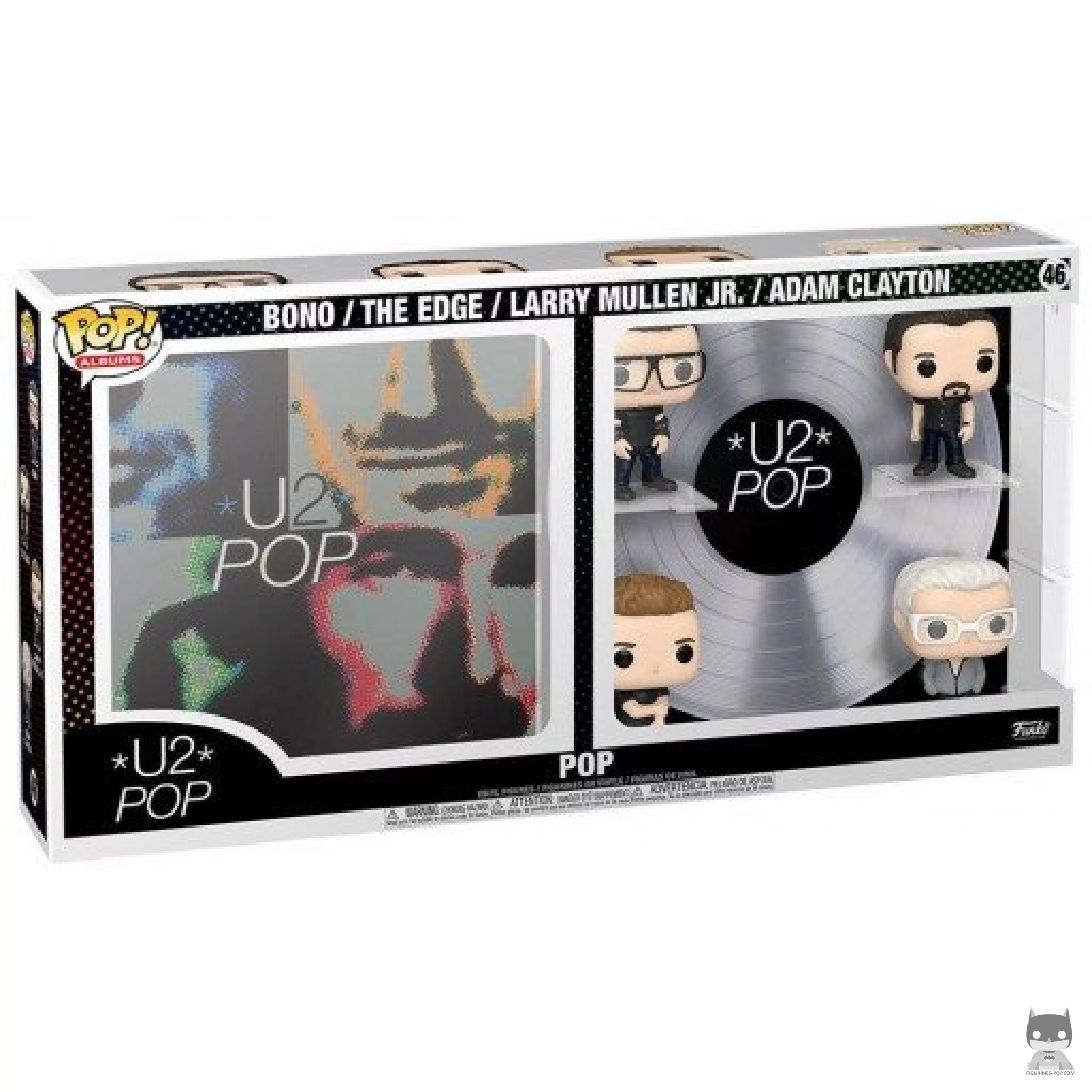 U2 : POP (Bono, The Edge, Larry Mullen JR. & Adam Clayton) Funko Pop! figure in its box