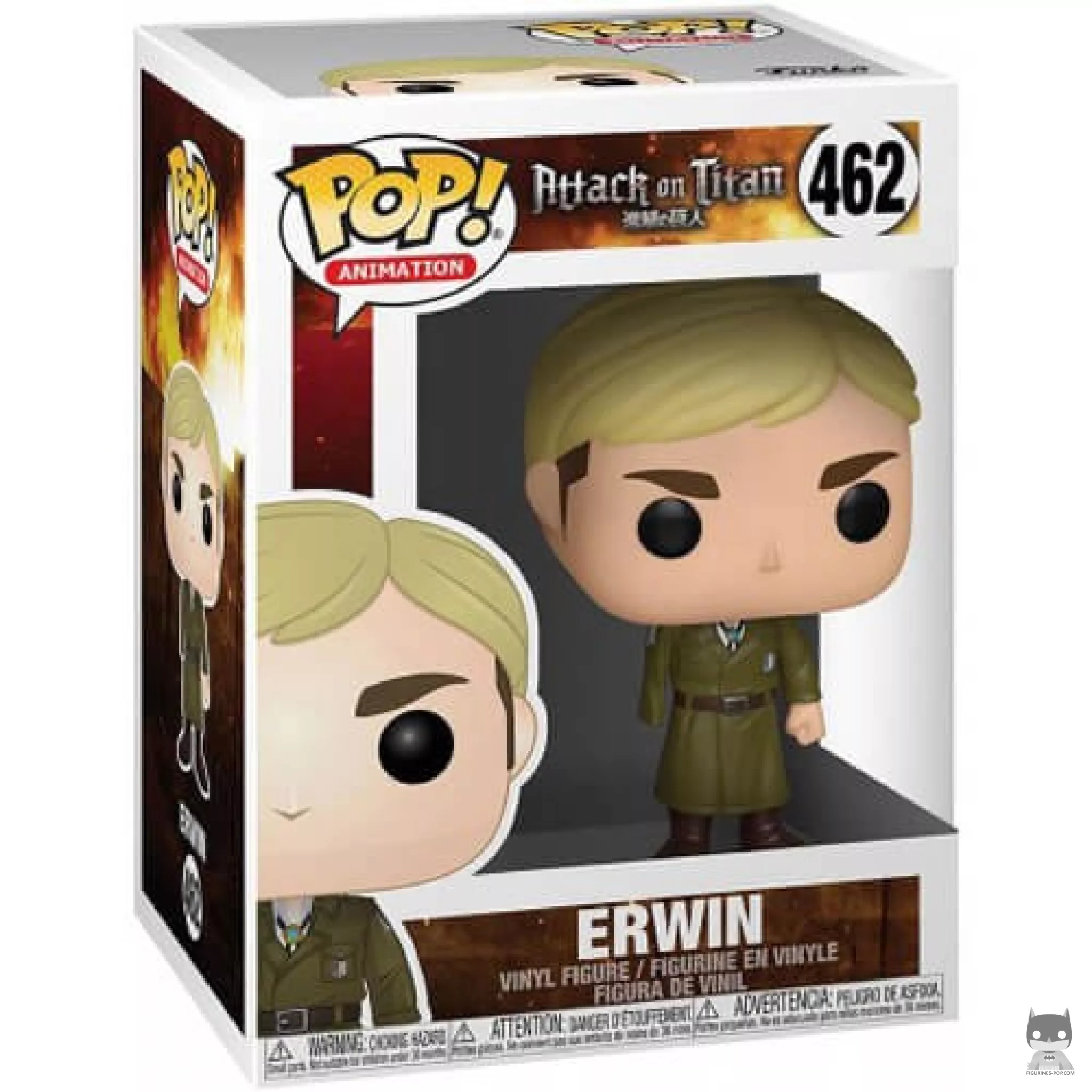 Erwin Funko Pop! figure in its box