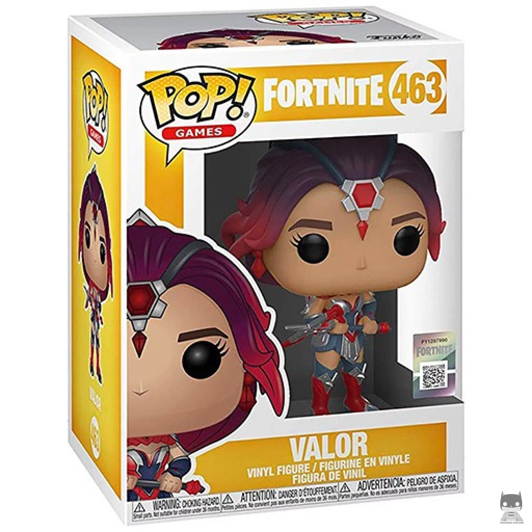Valor Funko Pop! figure in its box