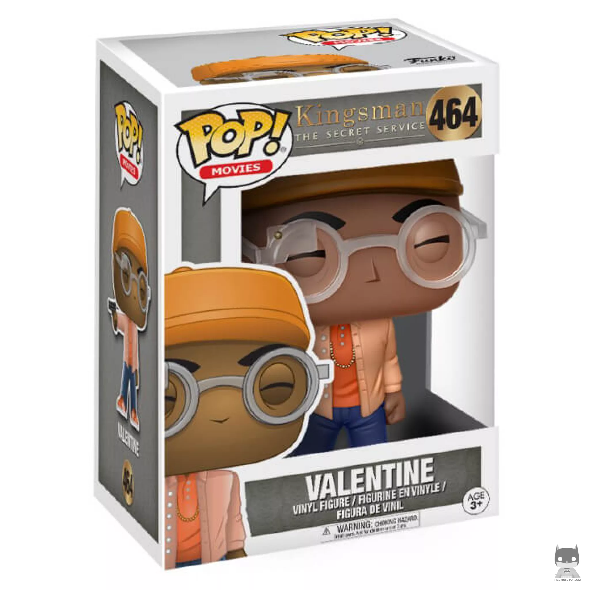 Valentine Funko Pop! figure in its box