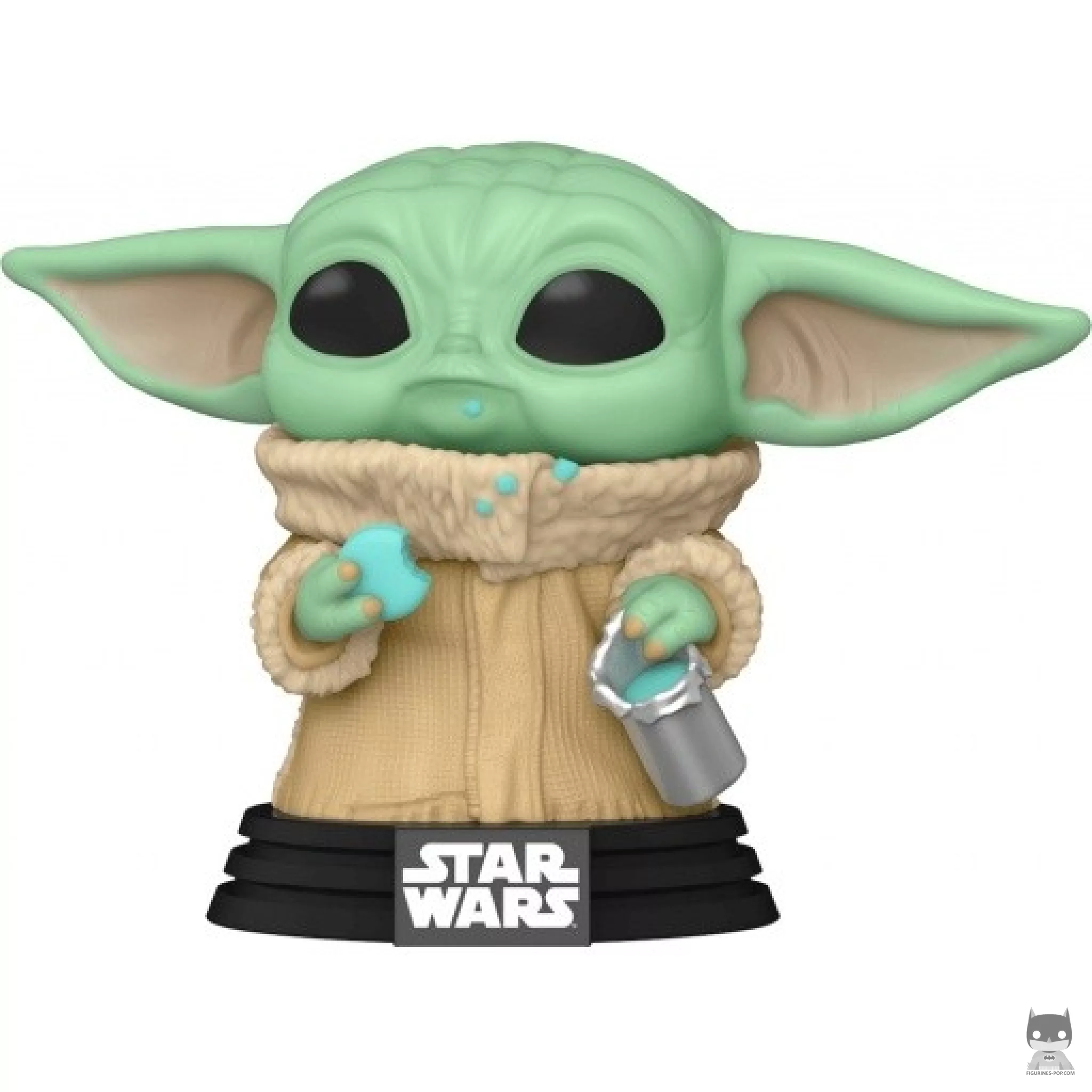 Grogu with Cookie (Flocked) Funko Pop! figure (The Mandalorian (Star Wars))