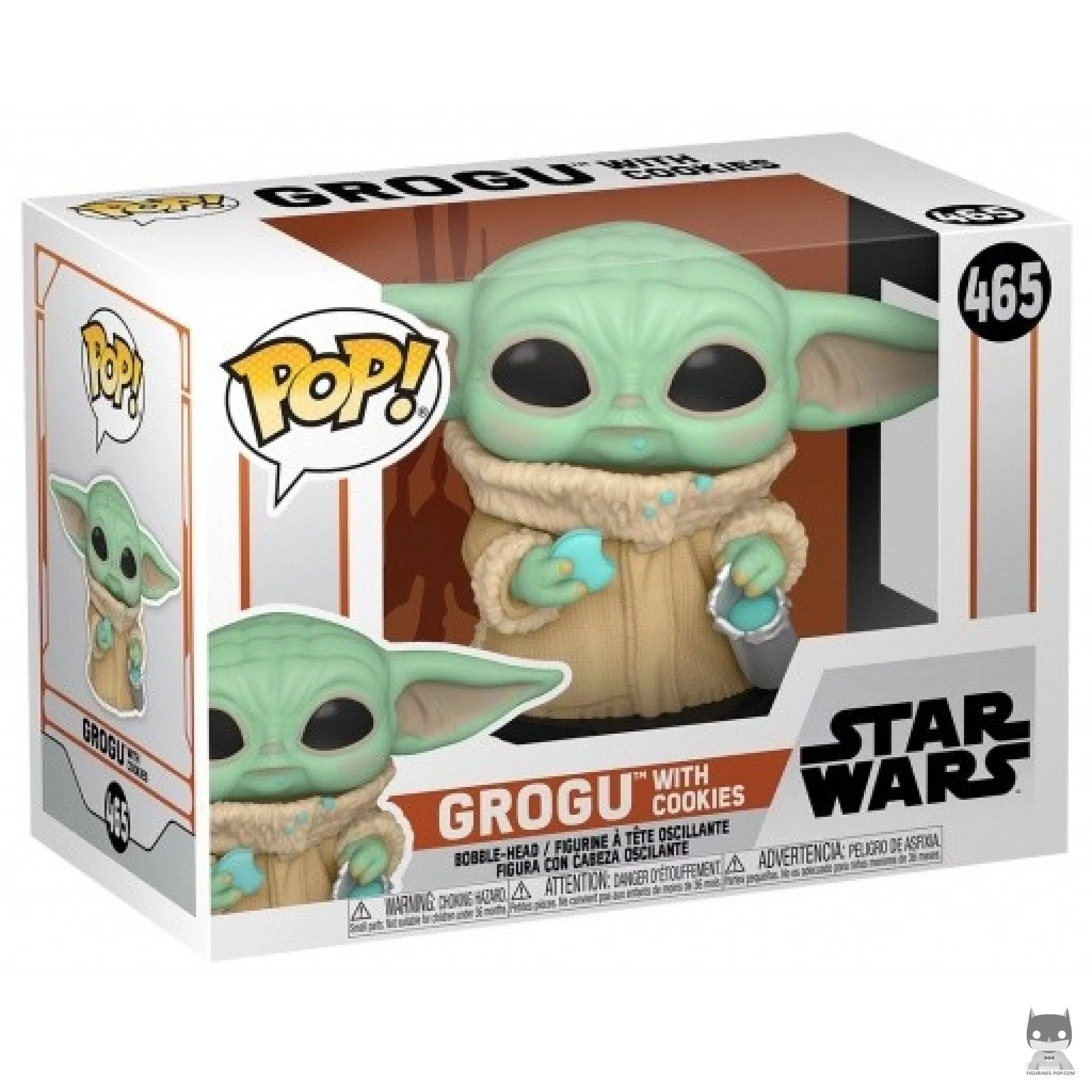Grogu with Cookie Funko Pop! figure in its box