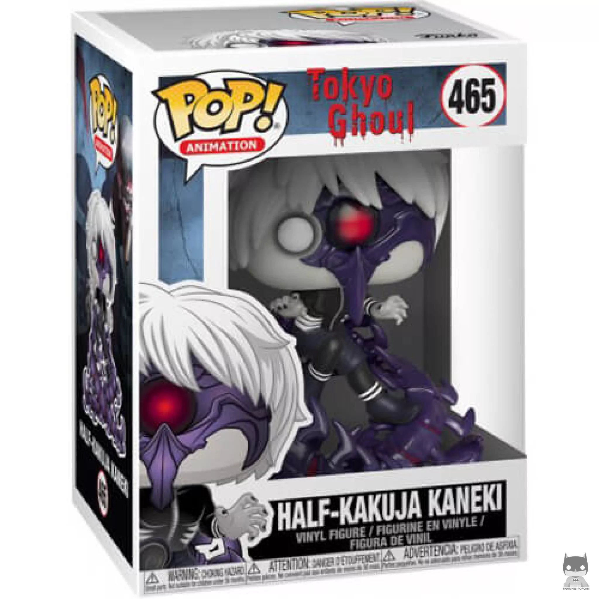 Half-Kakuja Kaneki Funko Pop! figure in its box