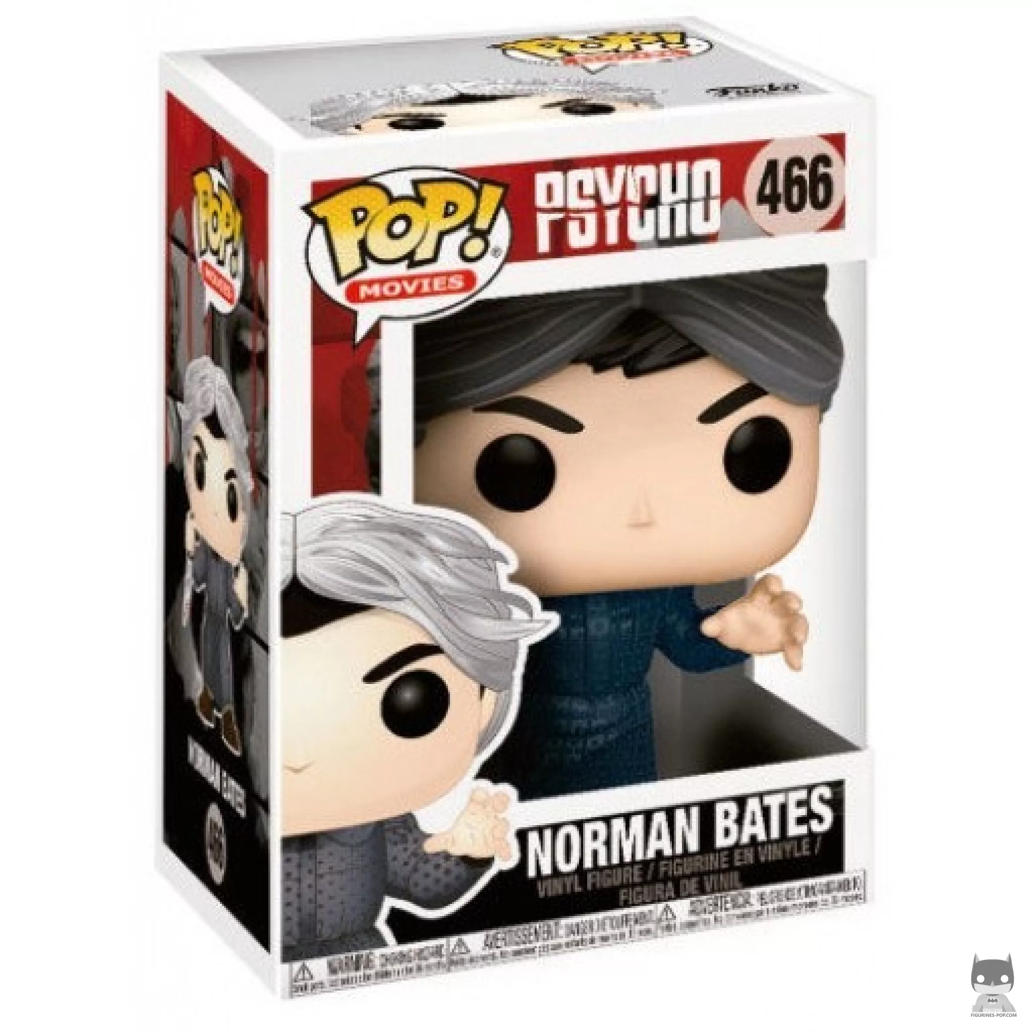 Norman Bates Funko Pop! figure in its box
