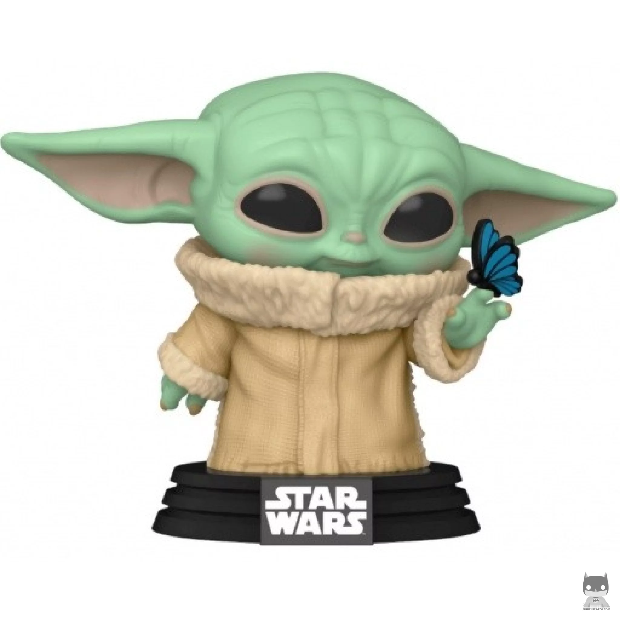 Grogu with Butterfly Funko Pop! figure (The Mandalorian (Star Wars))