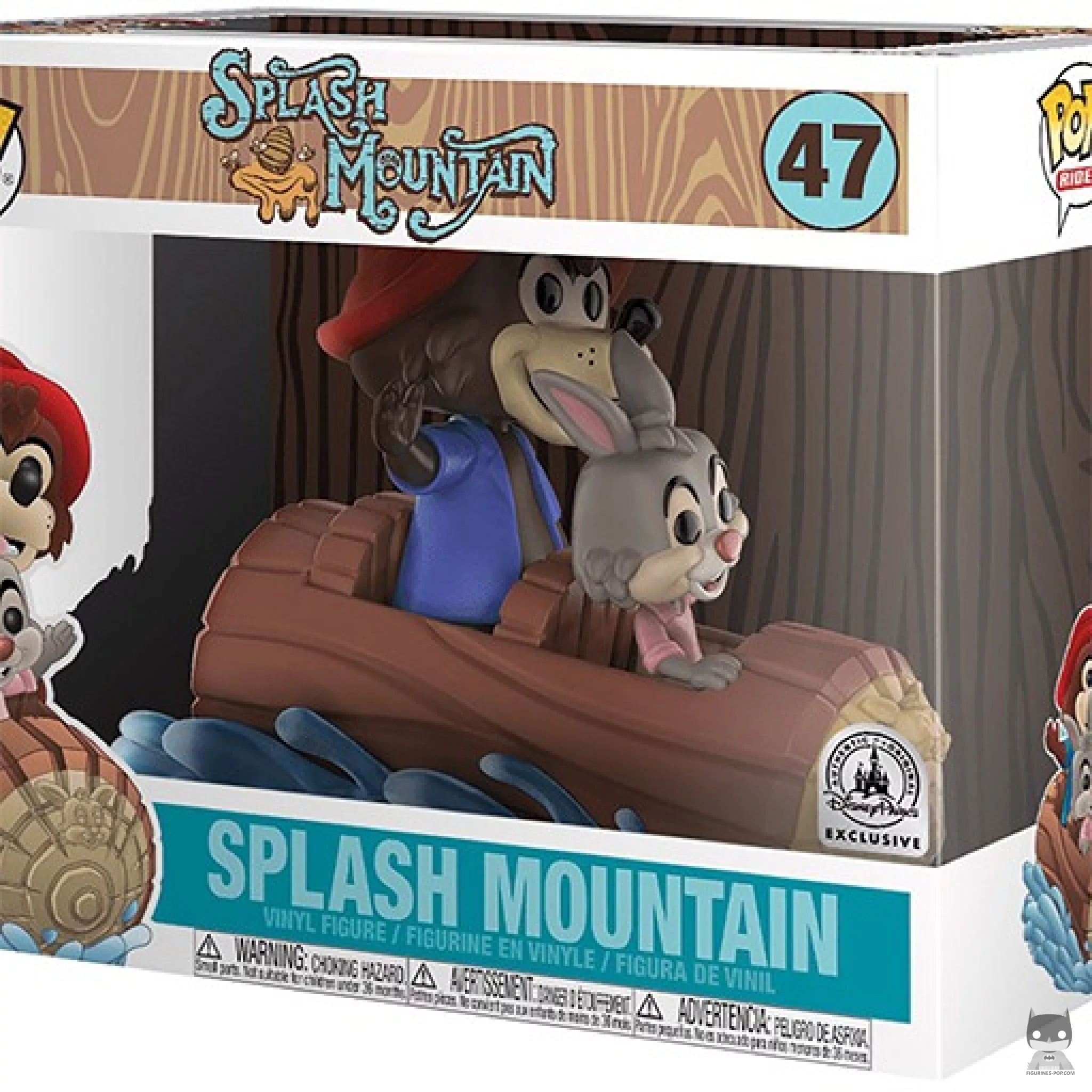 Splash Mountain Funko Pop! figure in its box