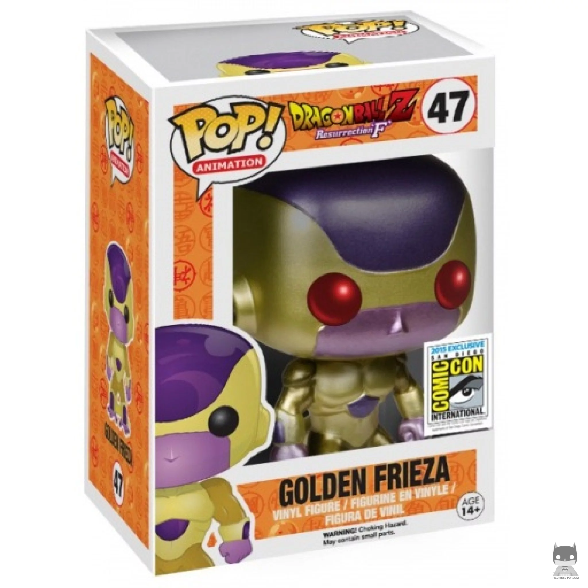 Golden Frieza (Metallic) Funko Pop! figure in its box