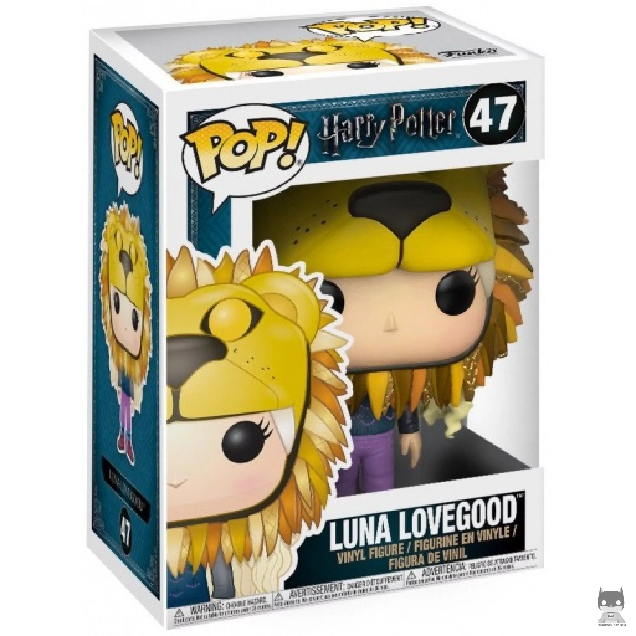 Luna Lovegood with Lion Head Funko Pop! figure in its box