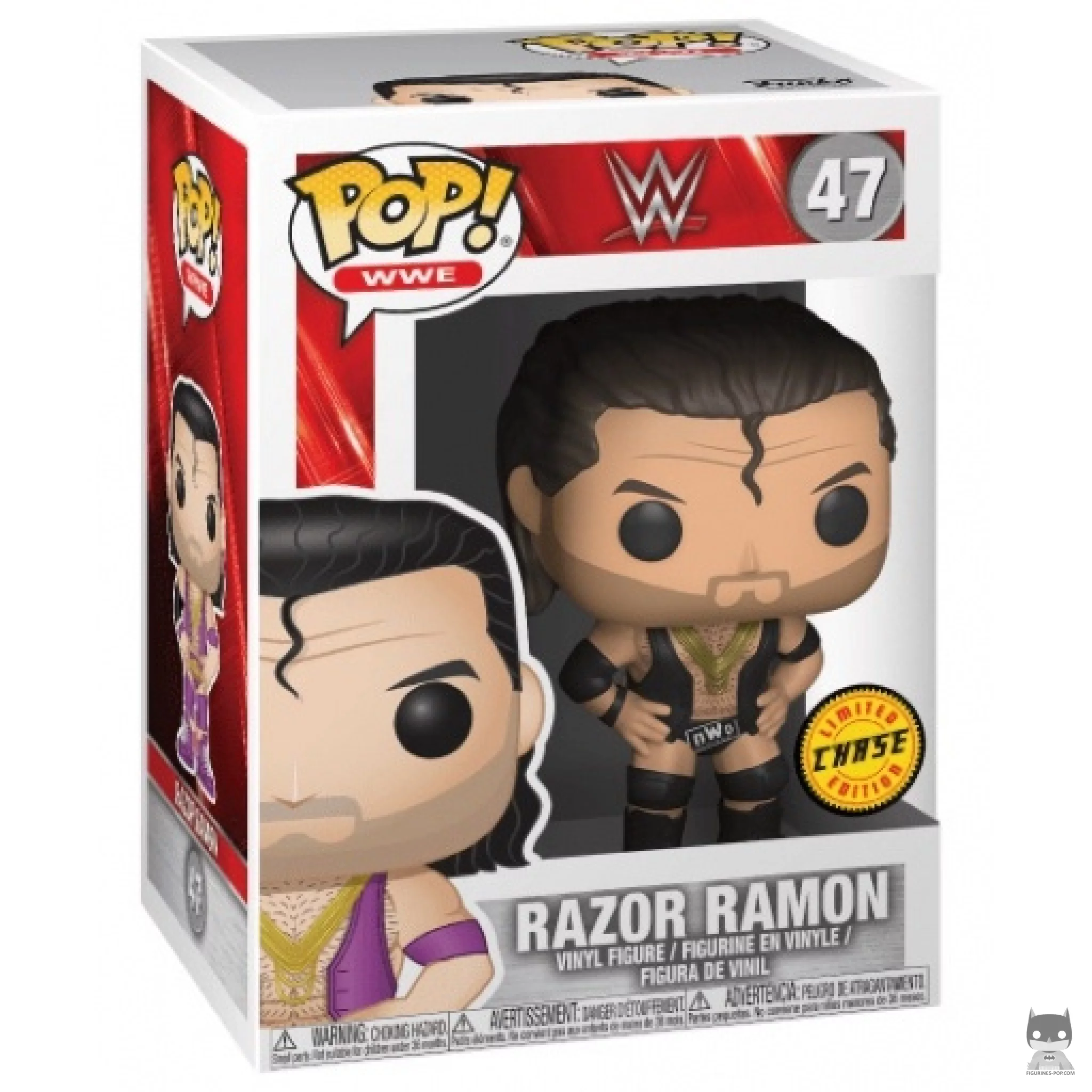Razor Ramon (Chase) Funko Pop! figure in its box