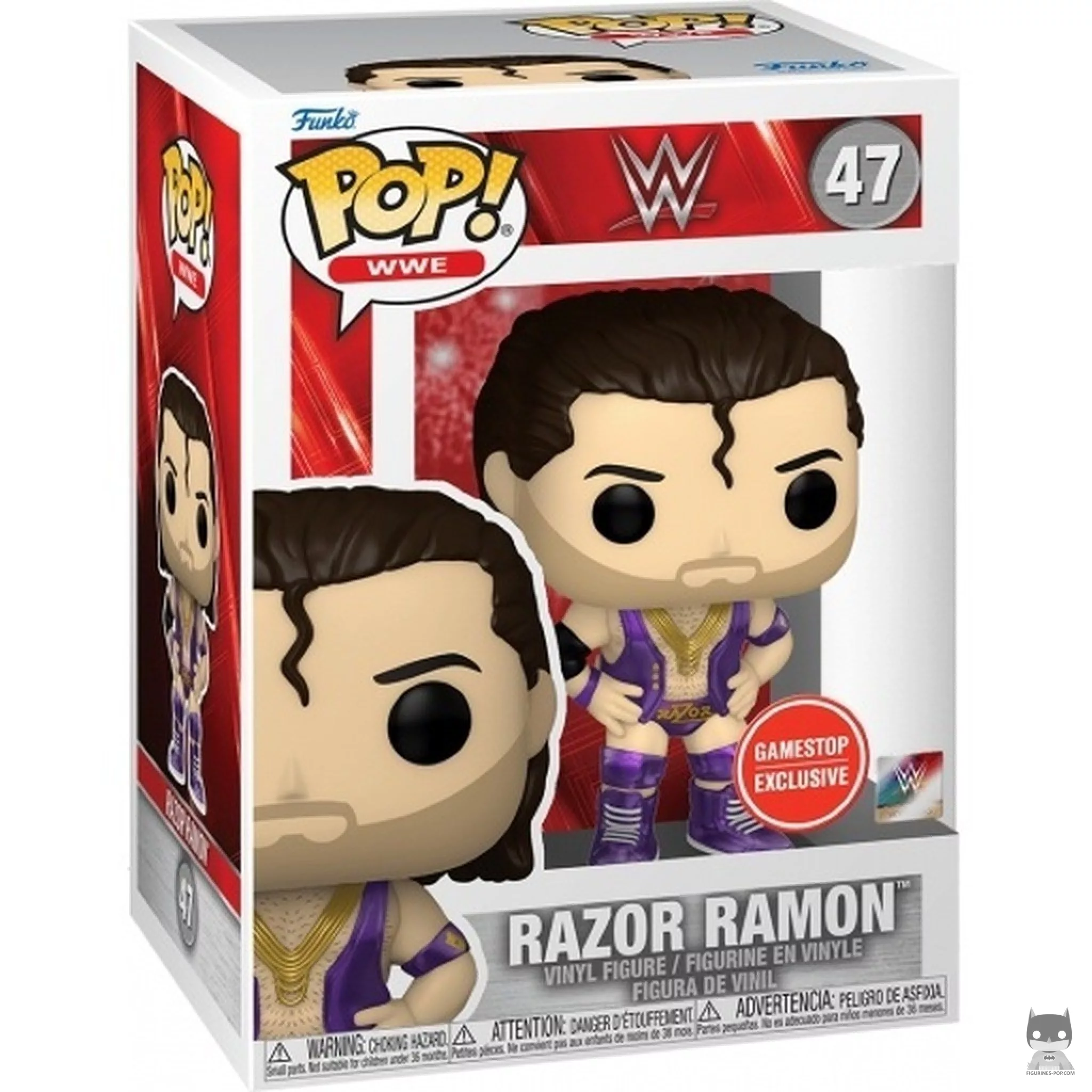 Razor Ramone (Purple & Metallic) Funko Pop! figure in its box