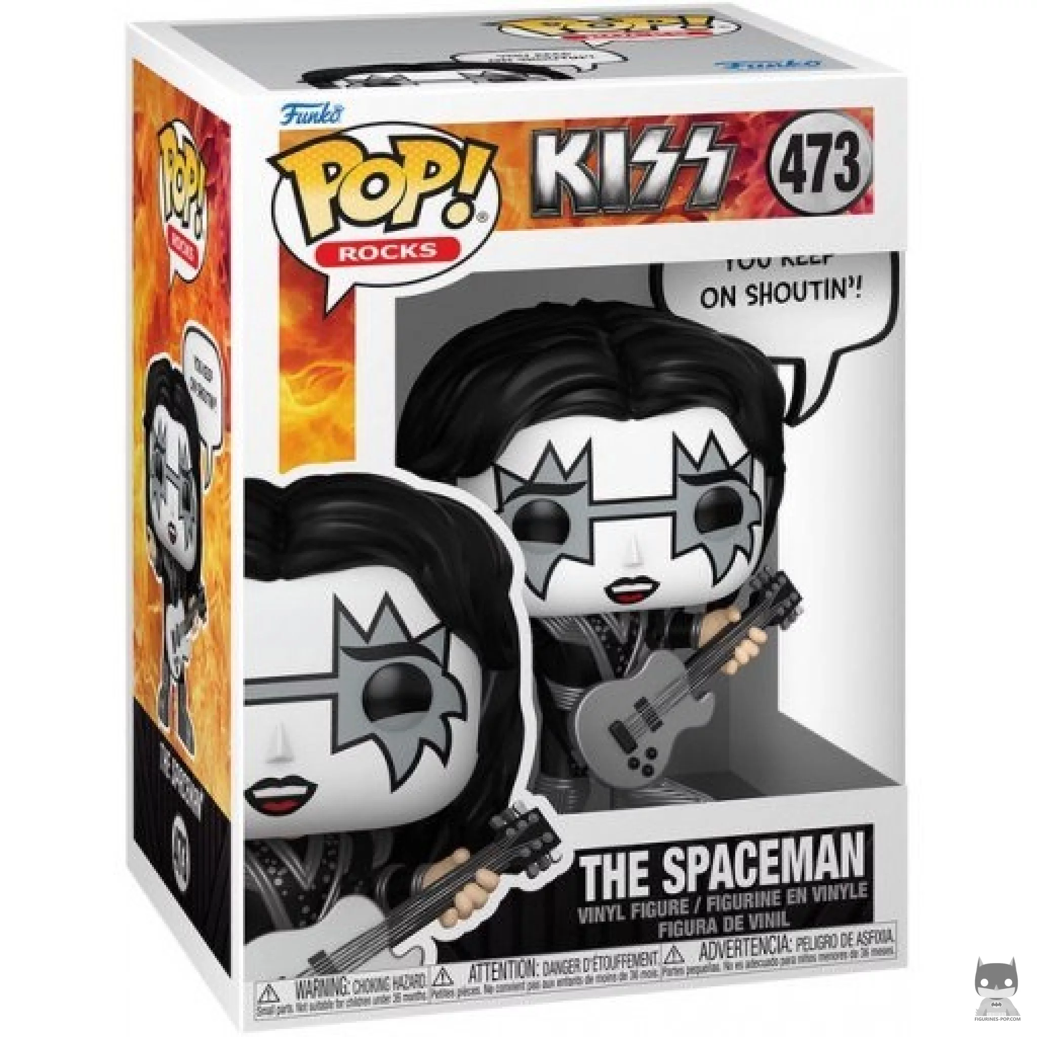 The Spaceman (You Keep on Shoutin') Funko Pop! figure in its box
