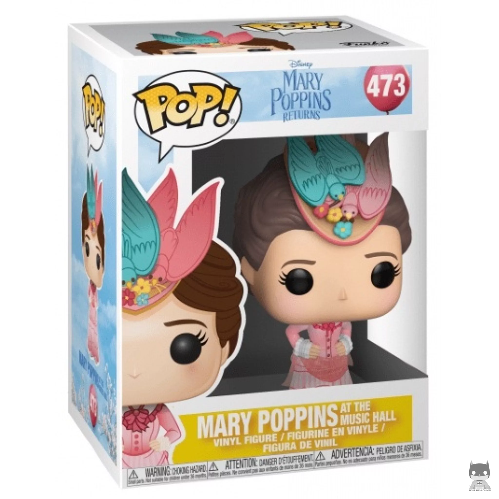 Mary Poppins at the Music Hall Funko Pop! figure in its box