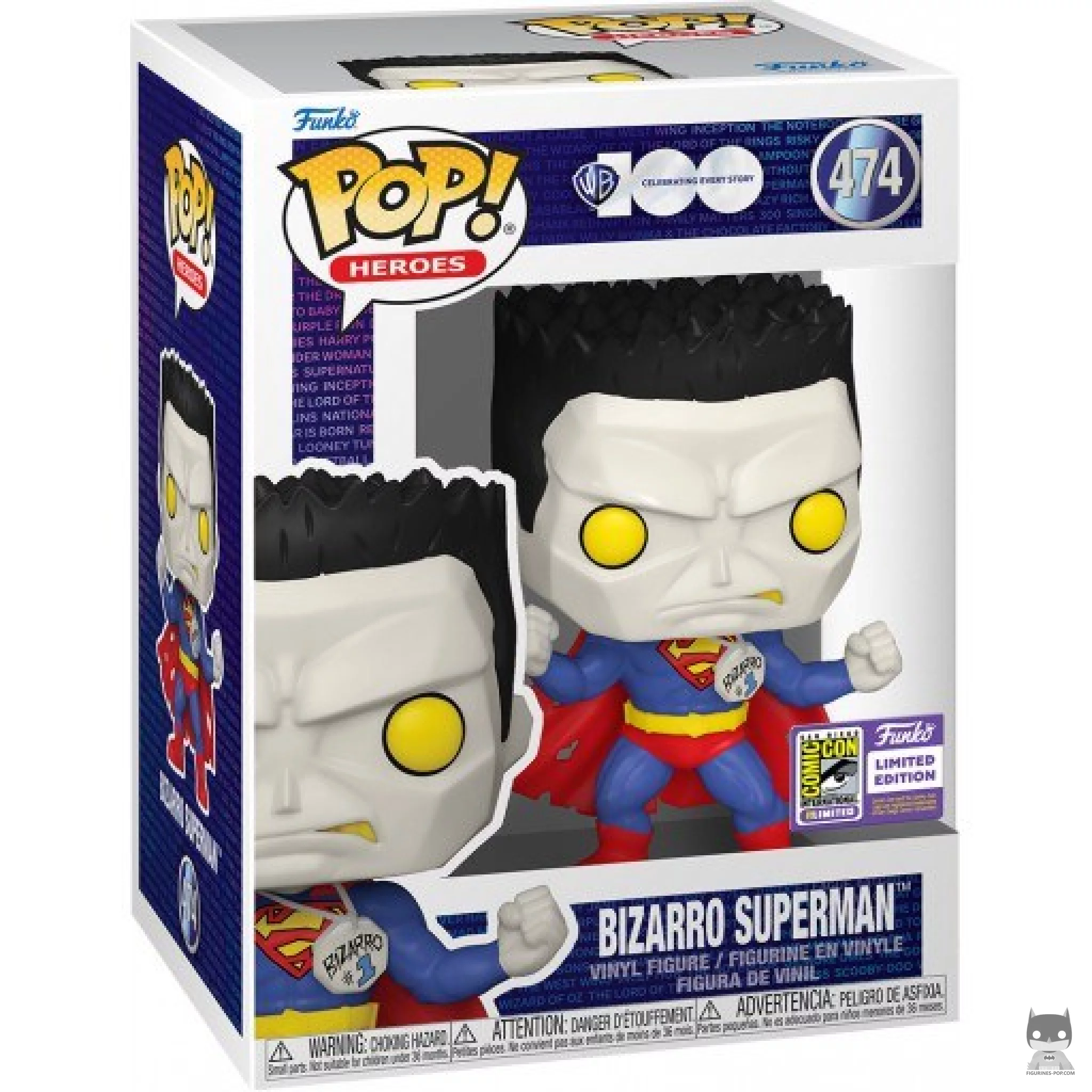 Bizarro Superman Funko Pop! figure in its box