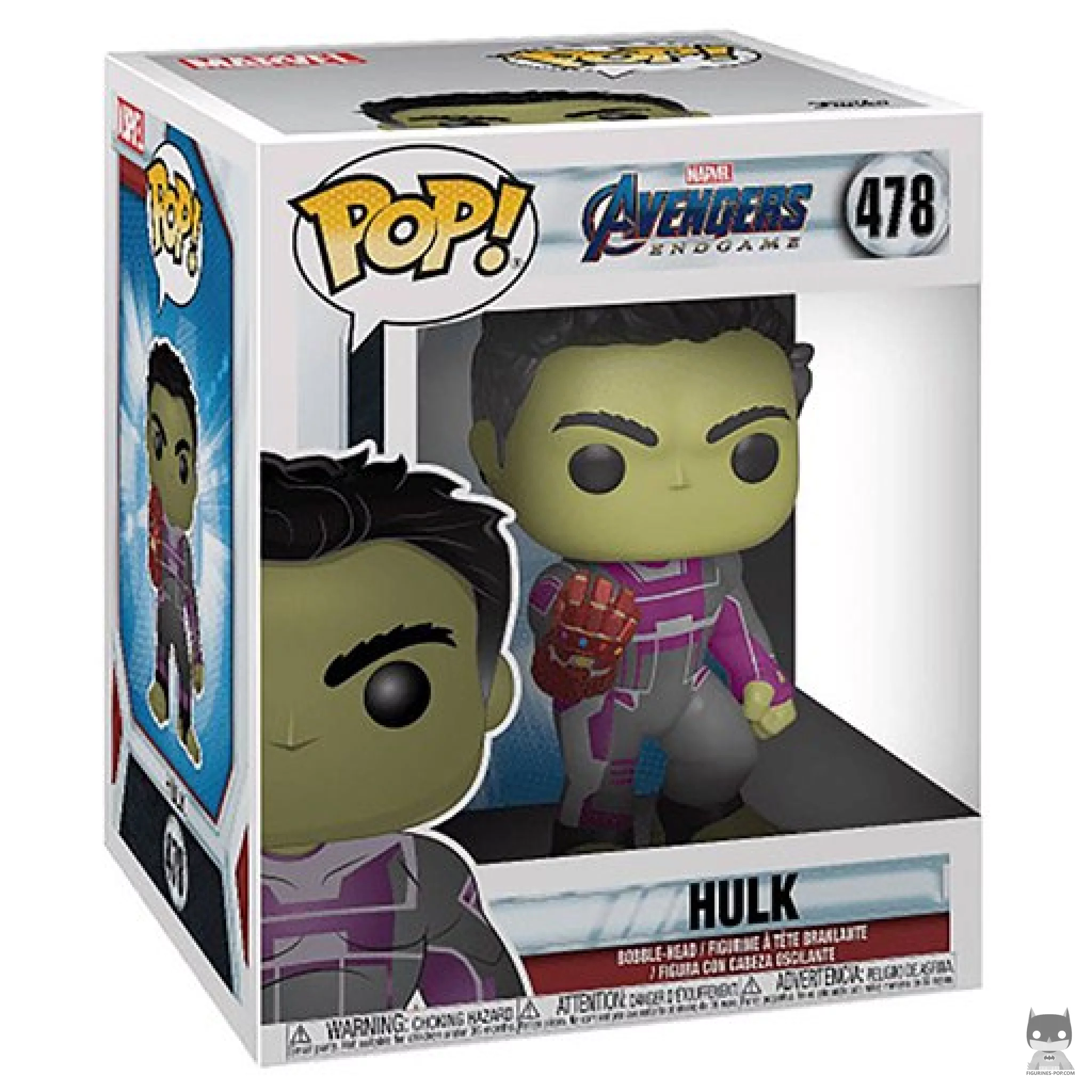 Hulk (Supersized) Funko Pop! figure in its box
