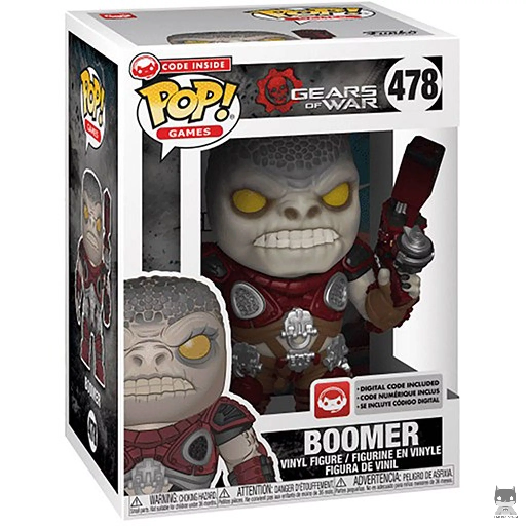 Boomer Funko Pop! figure in its box