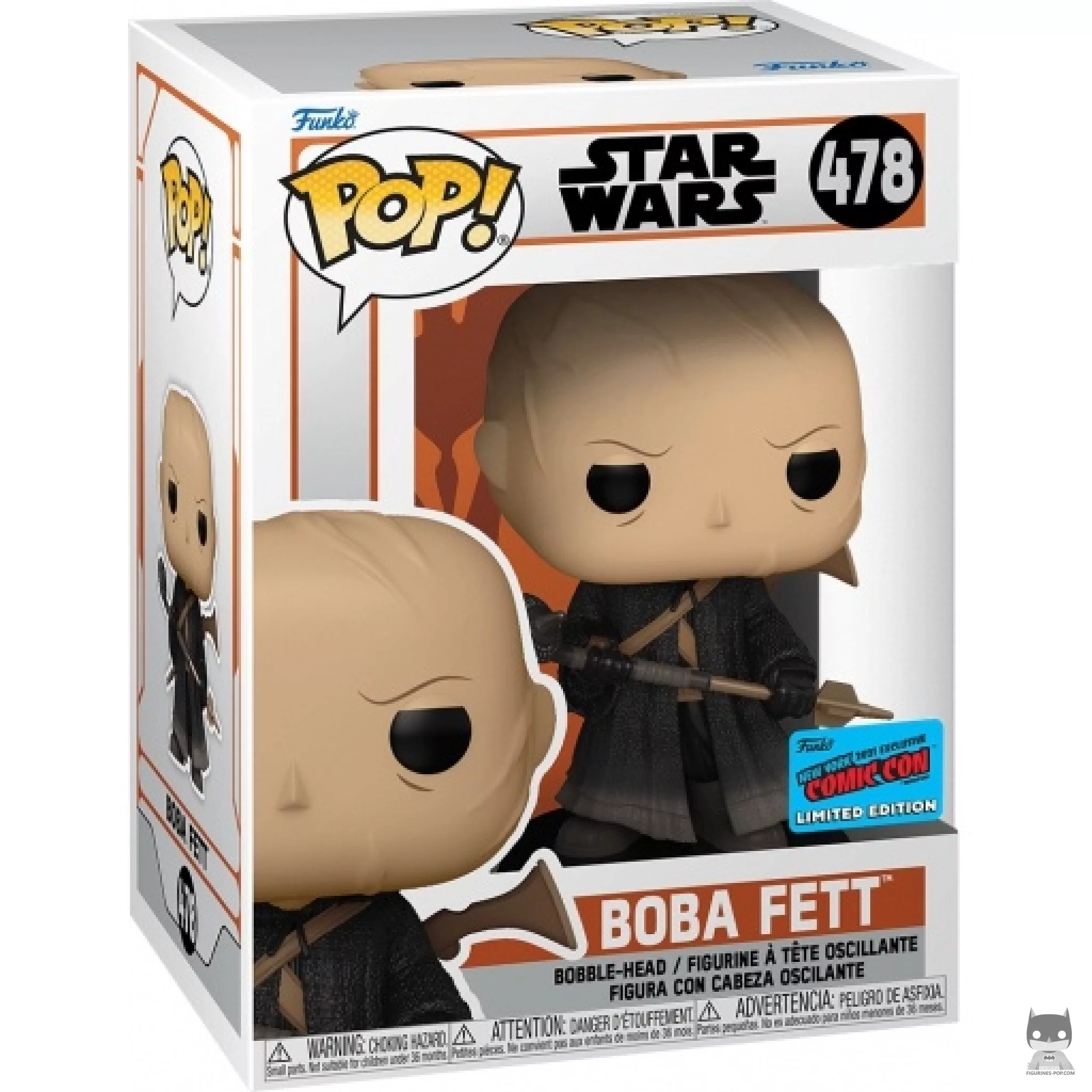 Boba Fett on Tattooine Funko Pop! figure in its box