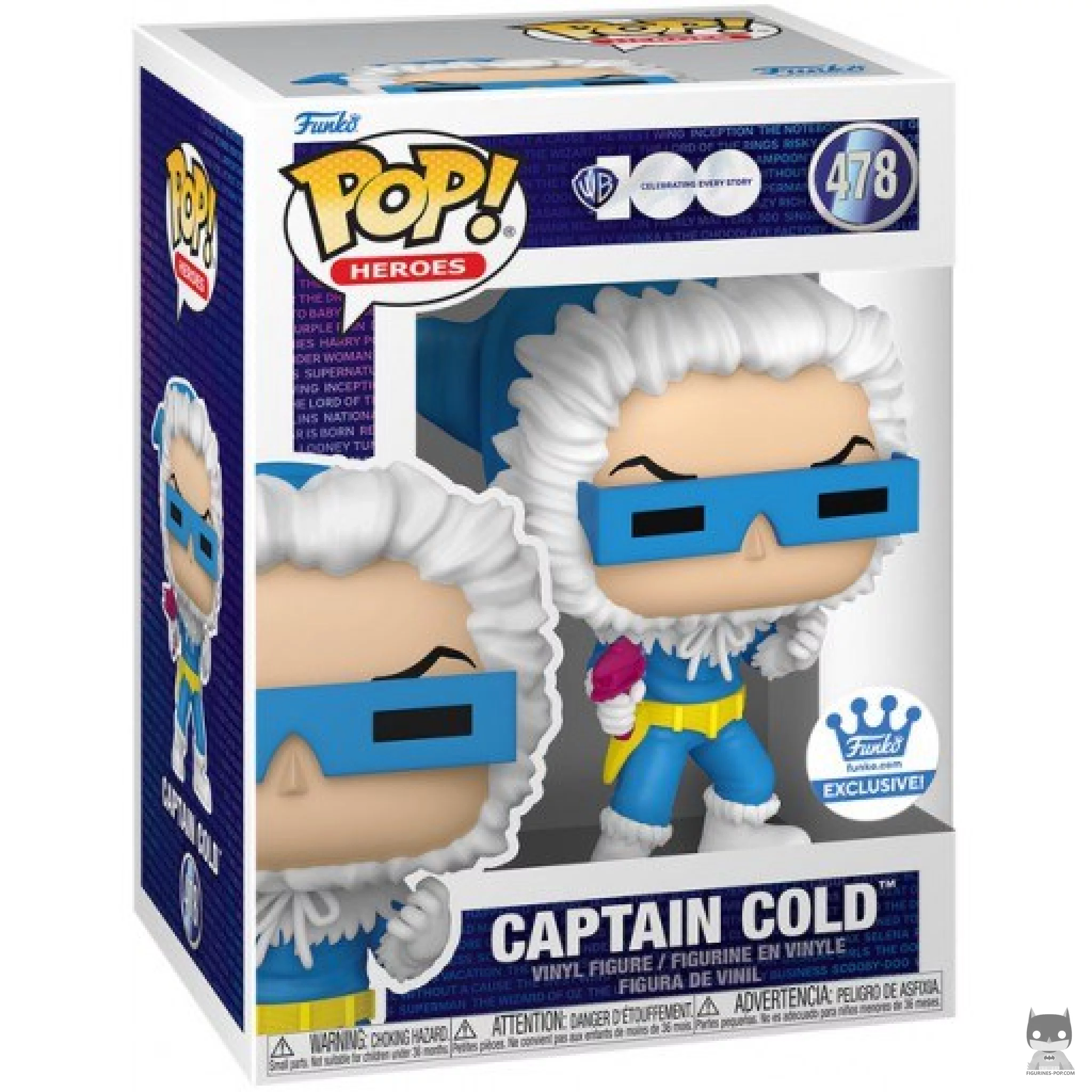 Captain Cold Funko Pop! figure in its box