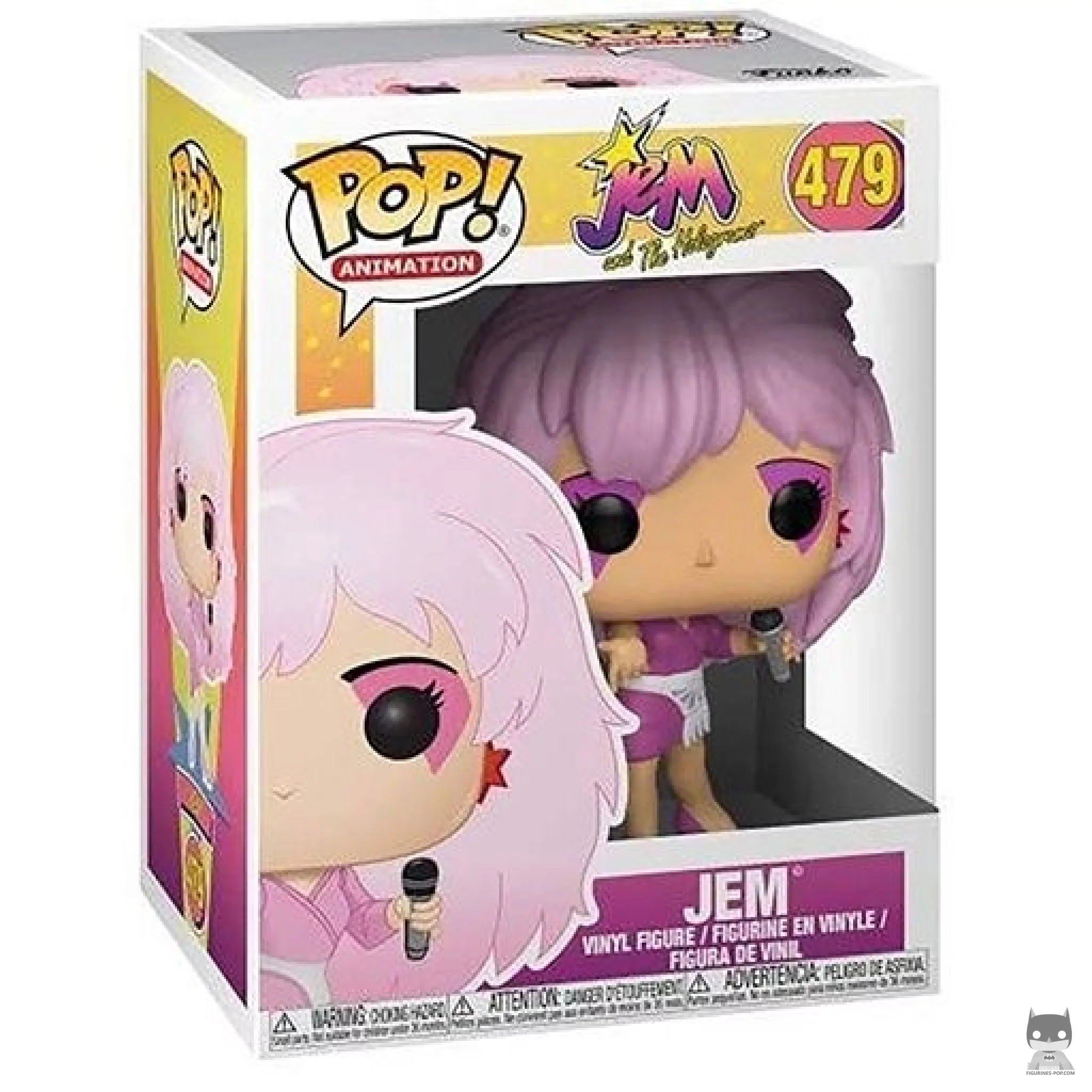 Jem Funko Pop! figure in its box