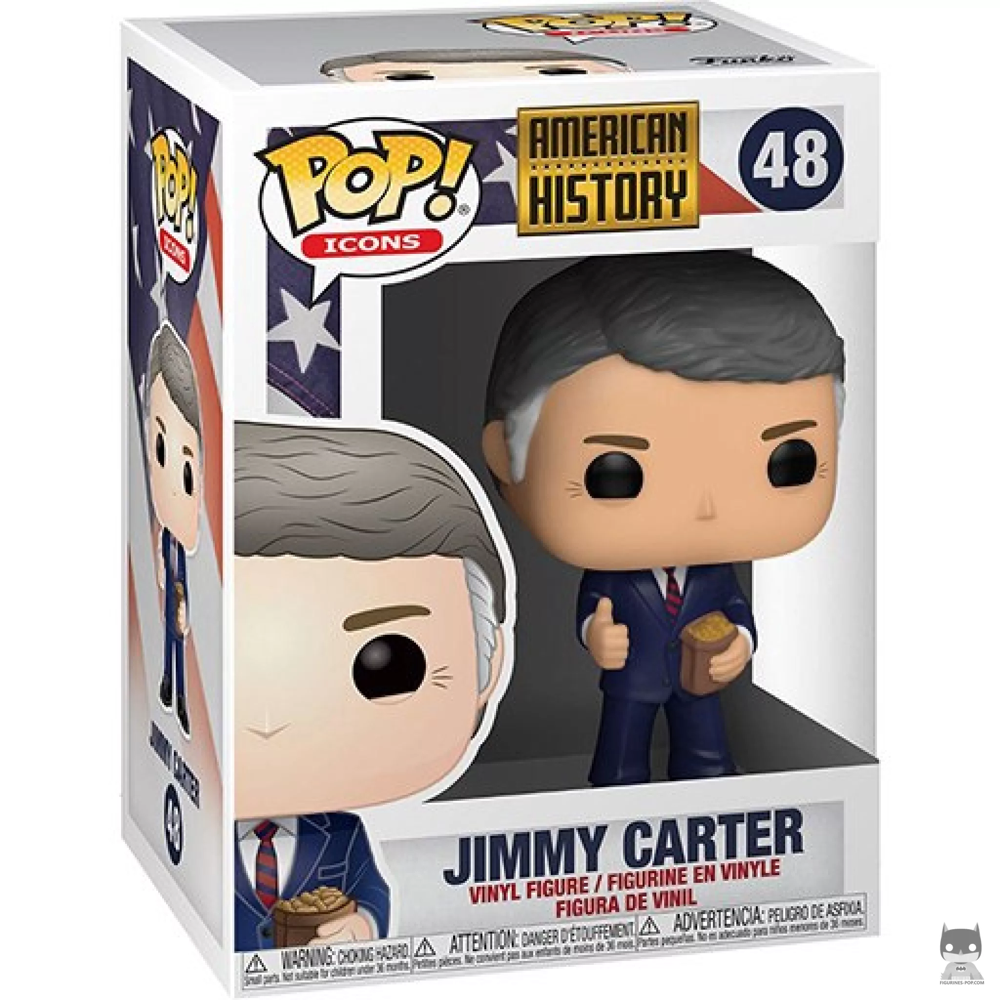Jimmy Carter Funko Pop! figure in its box