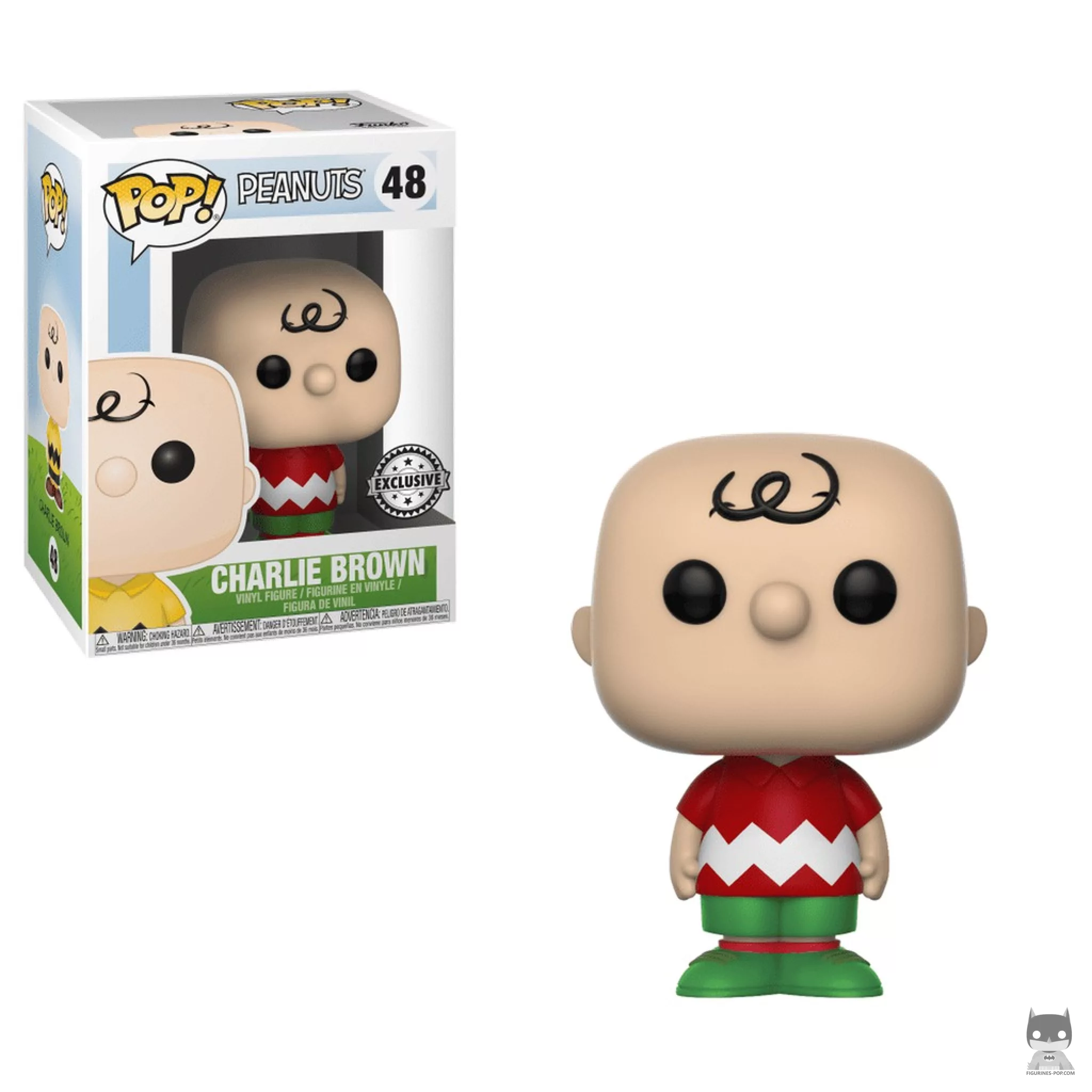 Charlie Brown Funko Pop! figure in its box