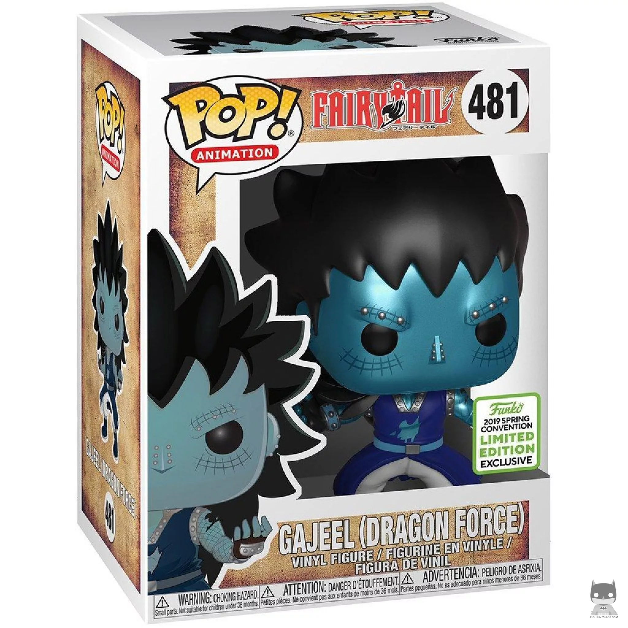 Gajeel Dragon's Scales (Metallic) Funko Pop! figure in its box
