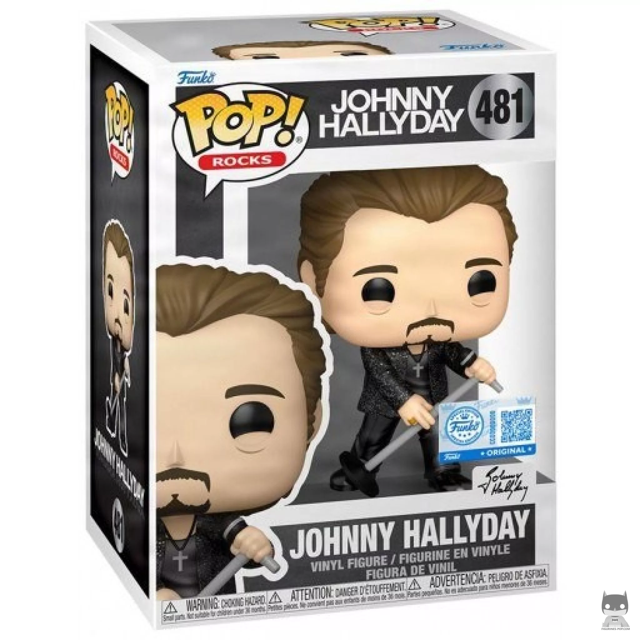 Johnny Hallyday Funko Pop! figure in its box