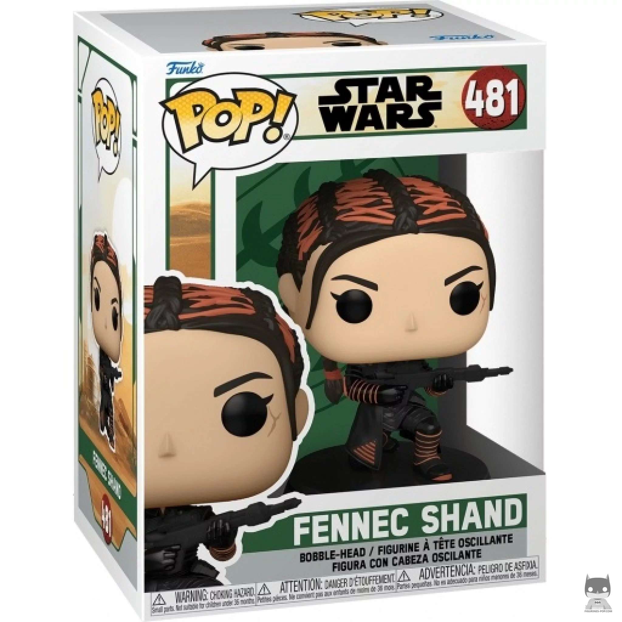 Fennec Shand Funko Pop! figure in its box
