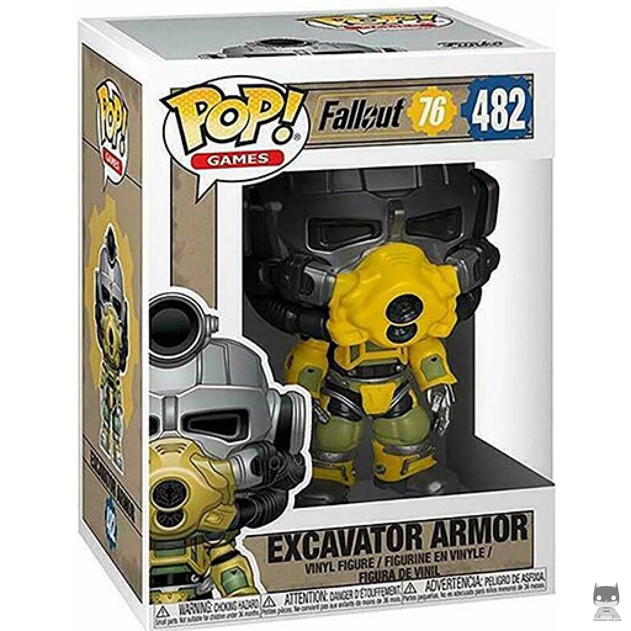 Excavator Armor Funko Pop! figure in its box