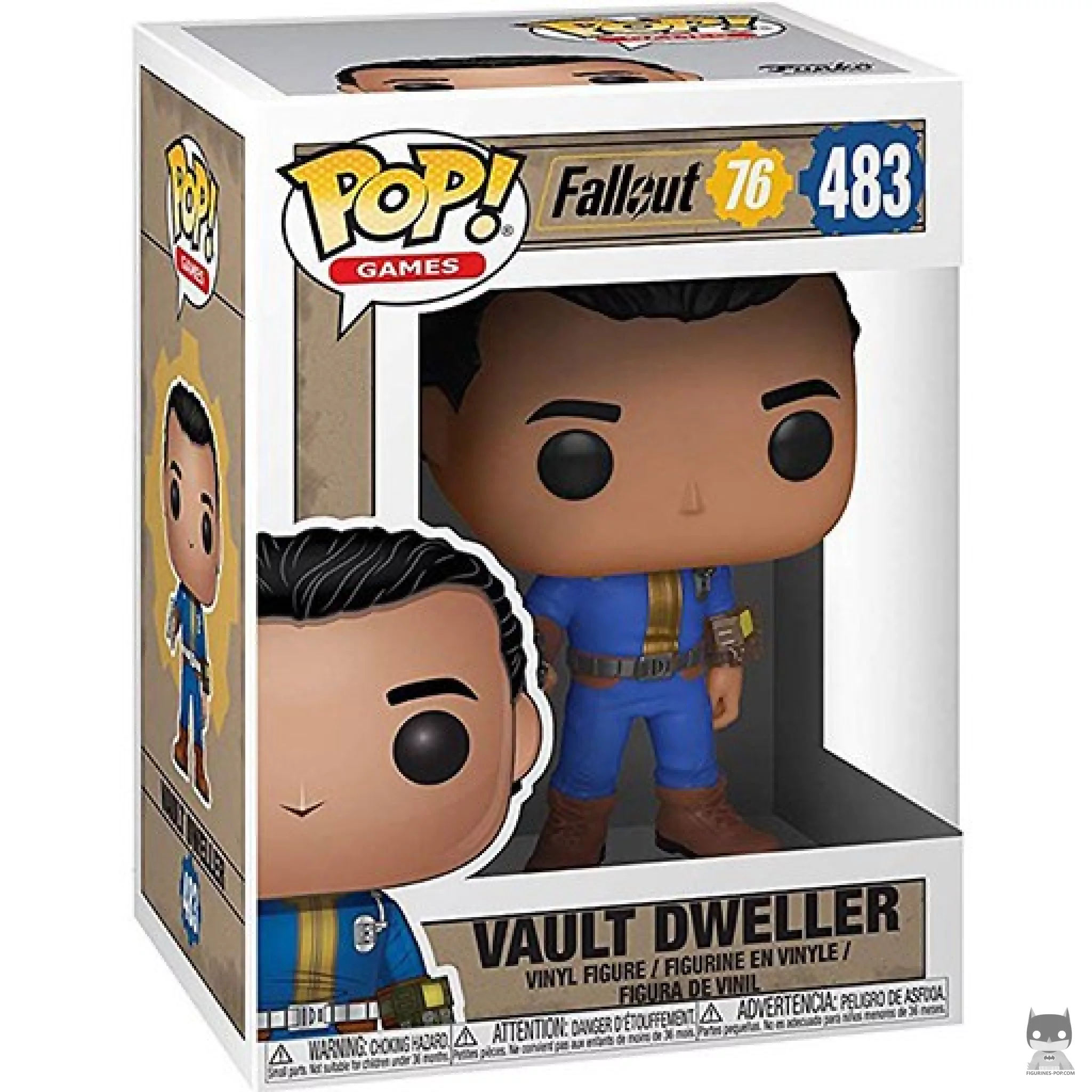 Vault Dweller (Fallout 76) Funko Pop! figure in its box