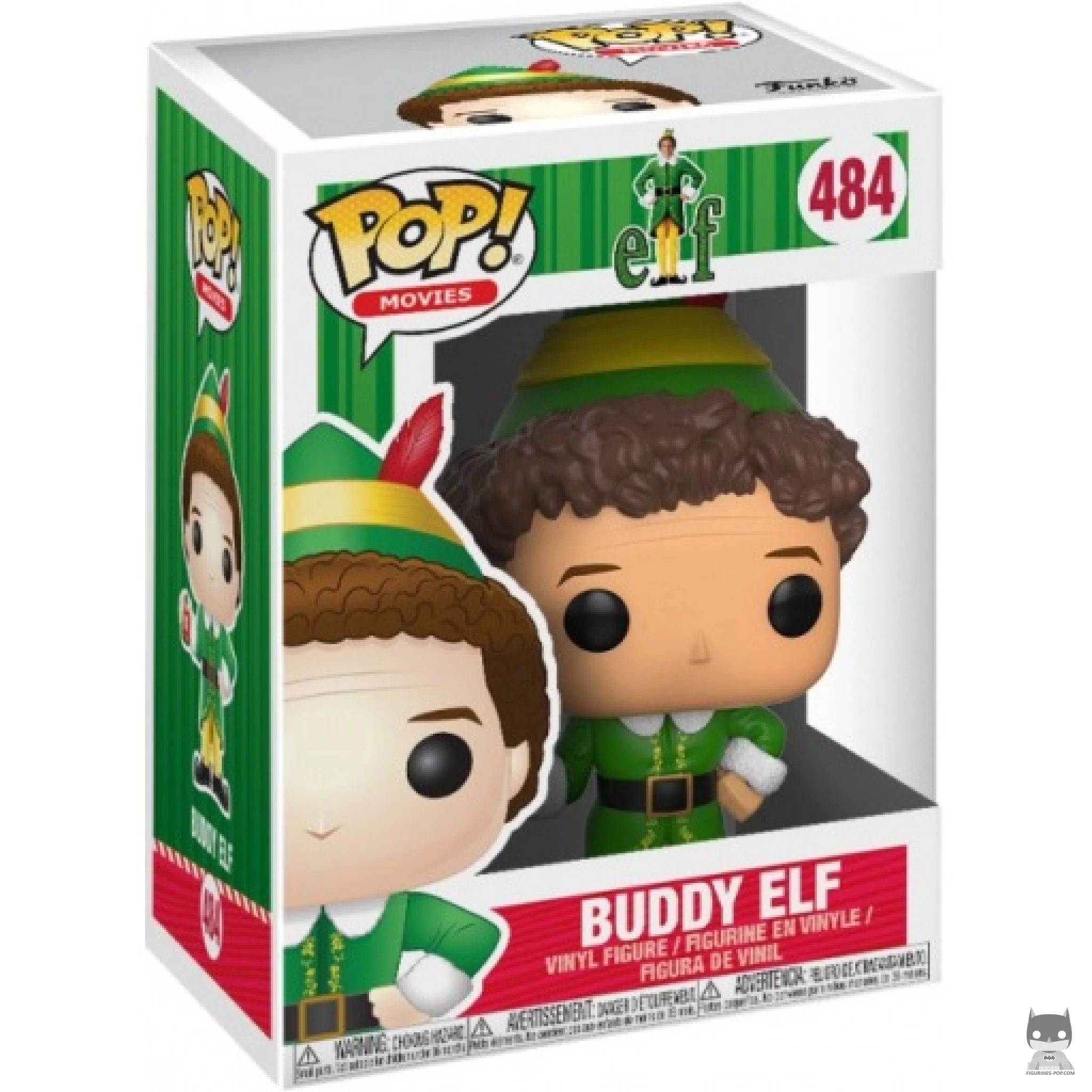 Buddy Elf with Maple Syrup Funko Pop! figure in its box