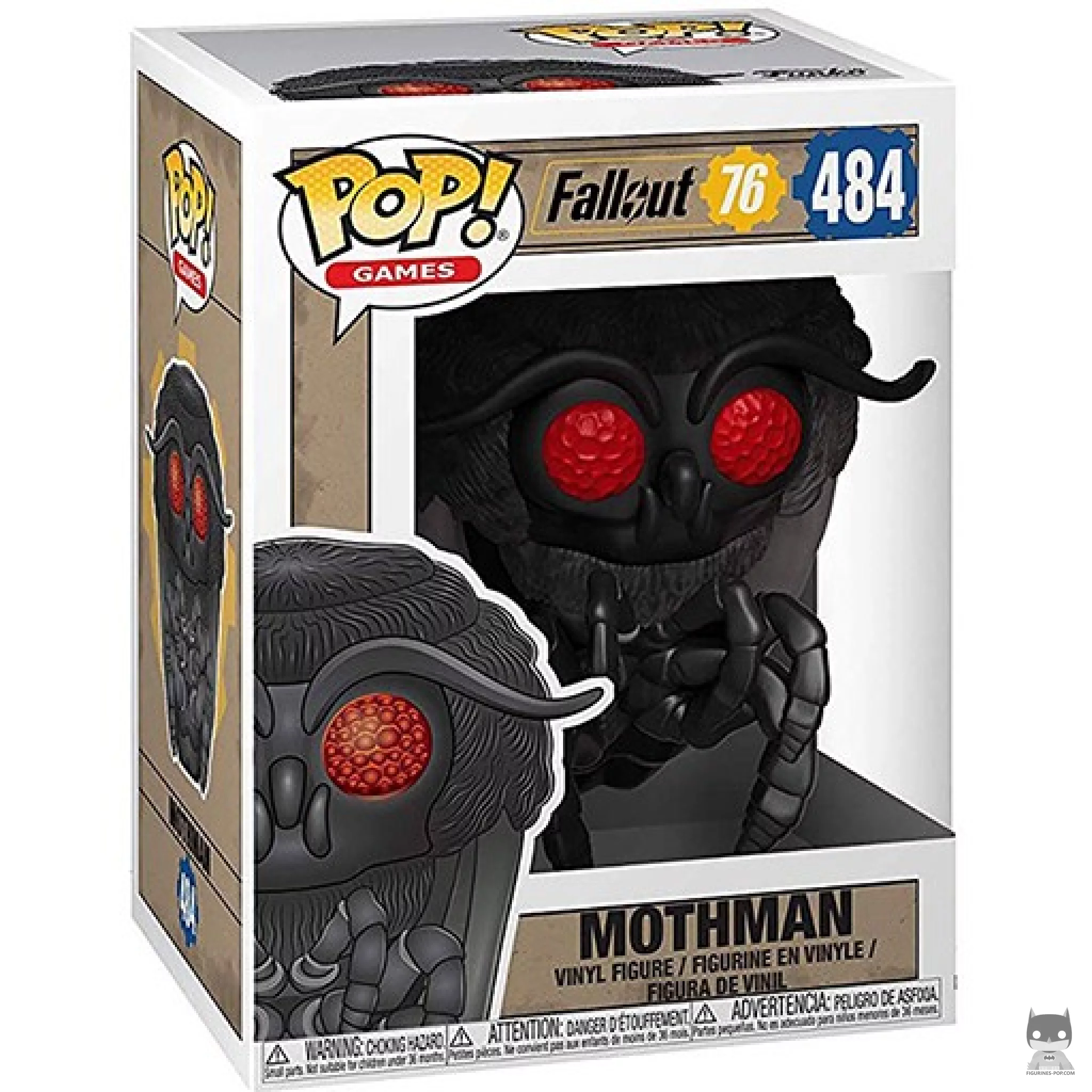 Mothman Funko Pop! figure in its box