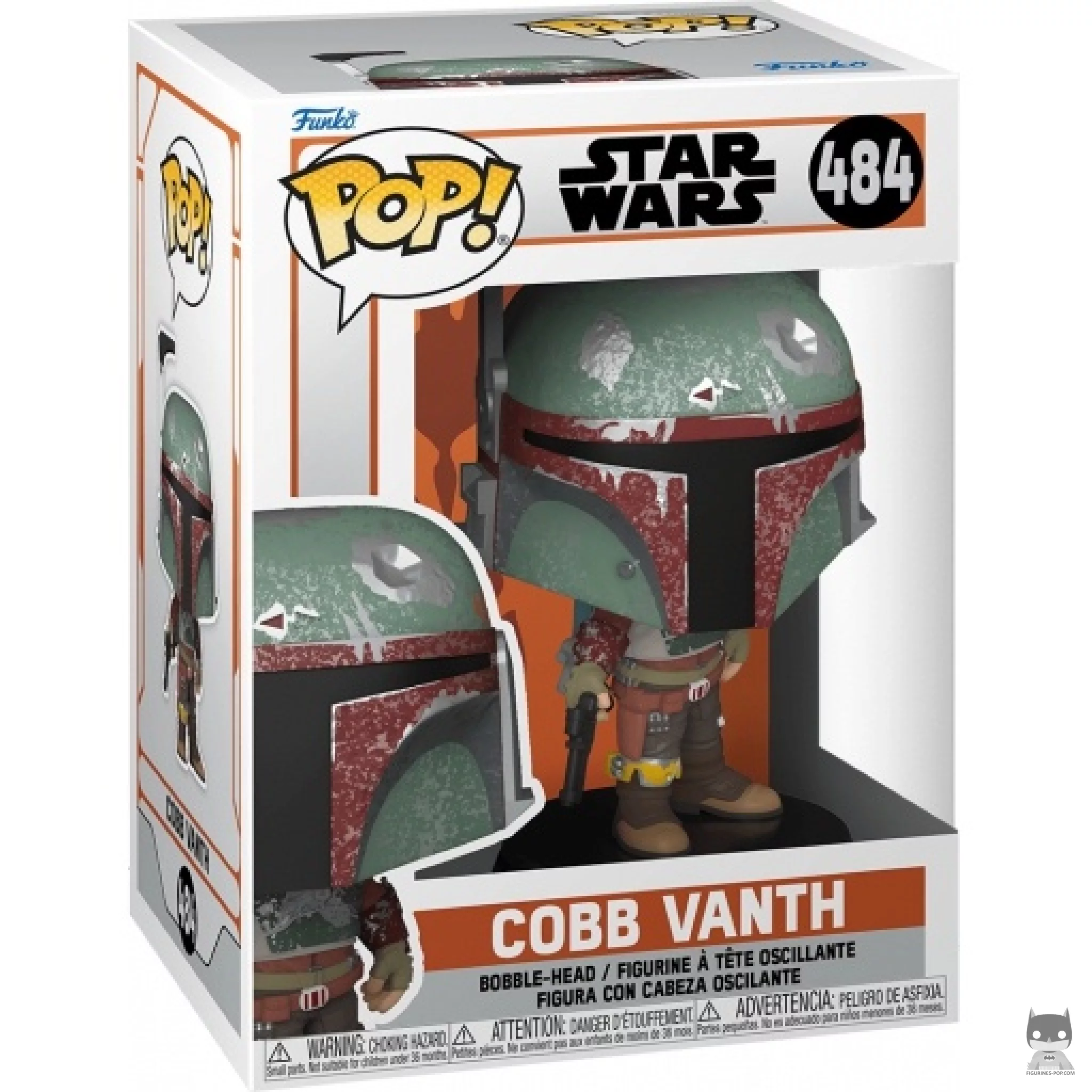 Cobb Vanth Funko Pop! figure in its box