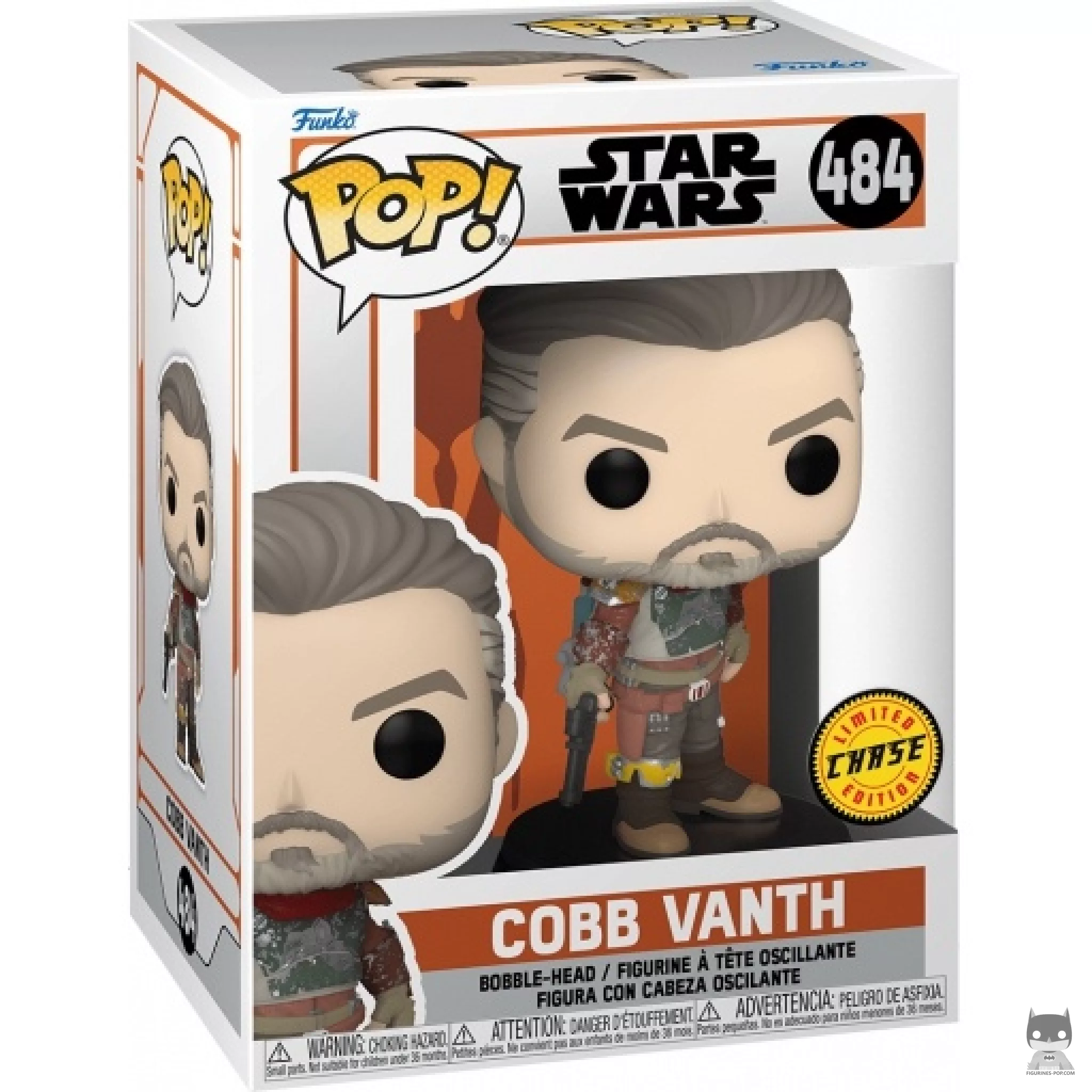 Cobb Vanth (Chase) Funko Pop! figure in its box