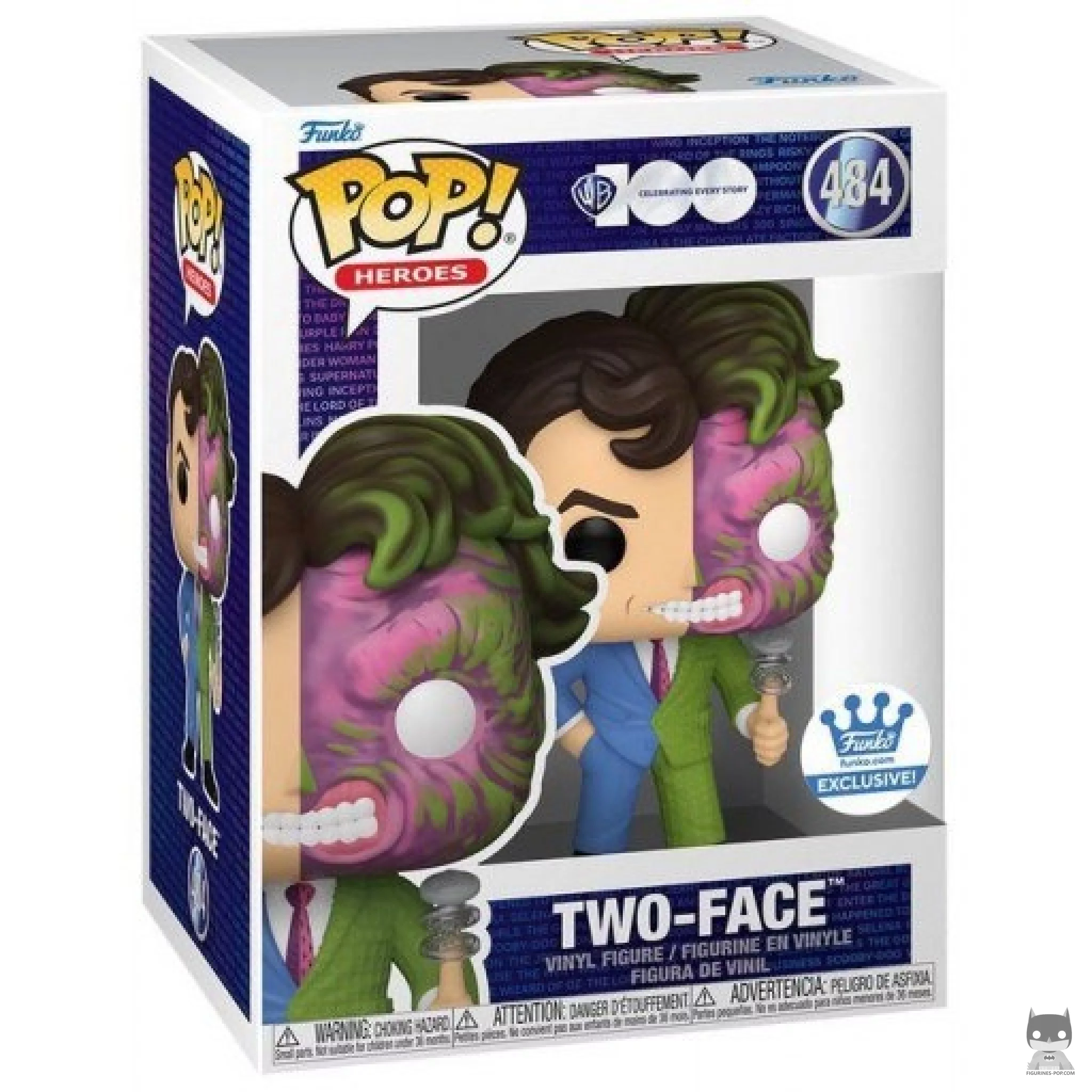 Two-Face Funko Pop! figure in its box