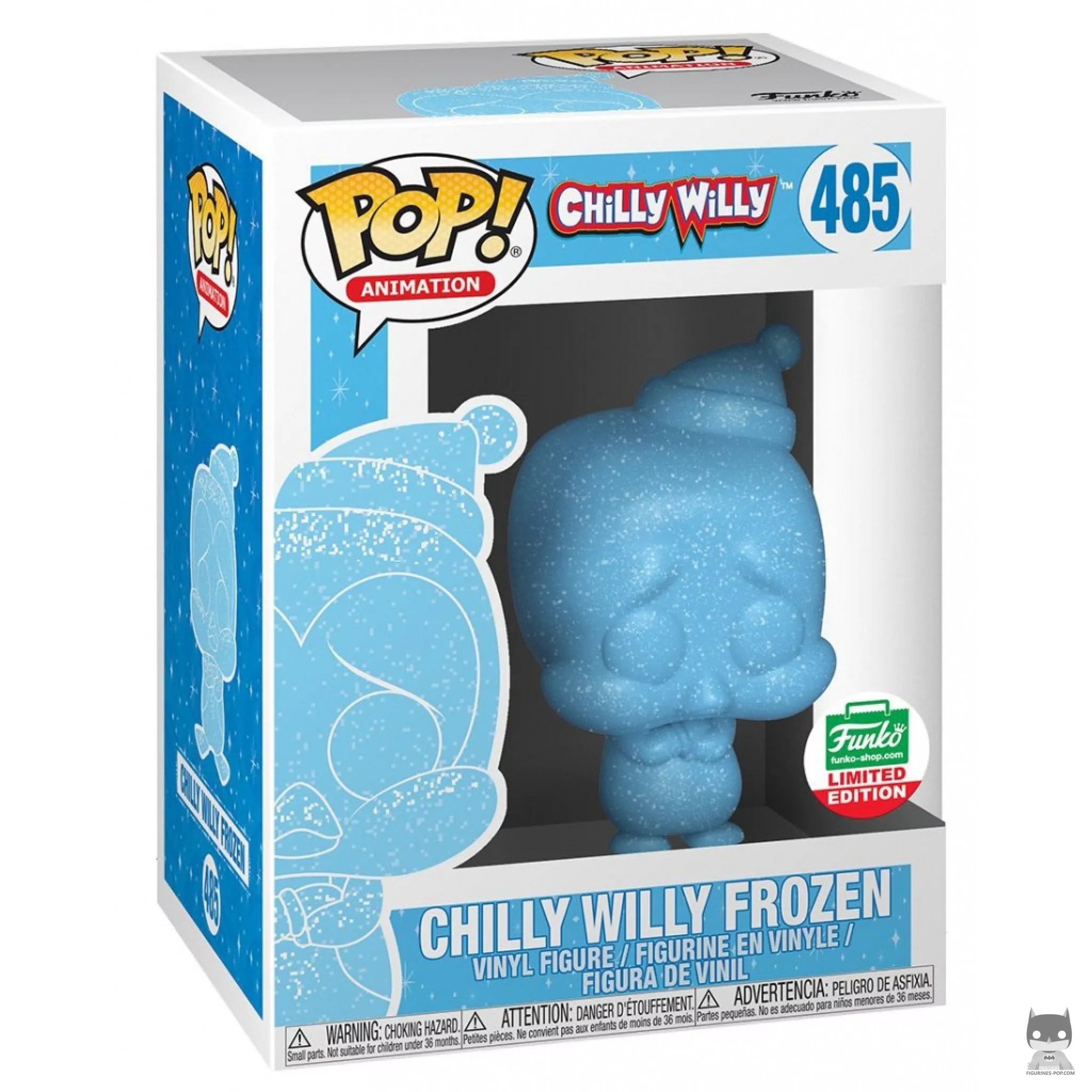 Chilly Willy (Translucent Blue) Funko Pop! figure in its box