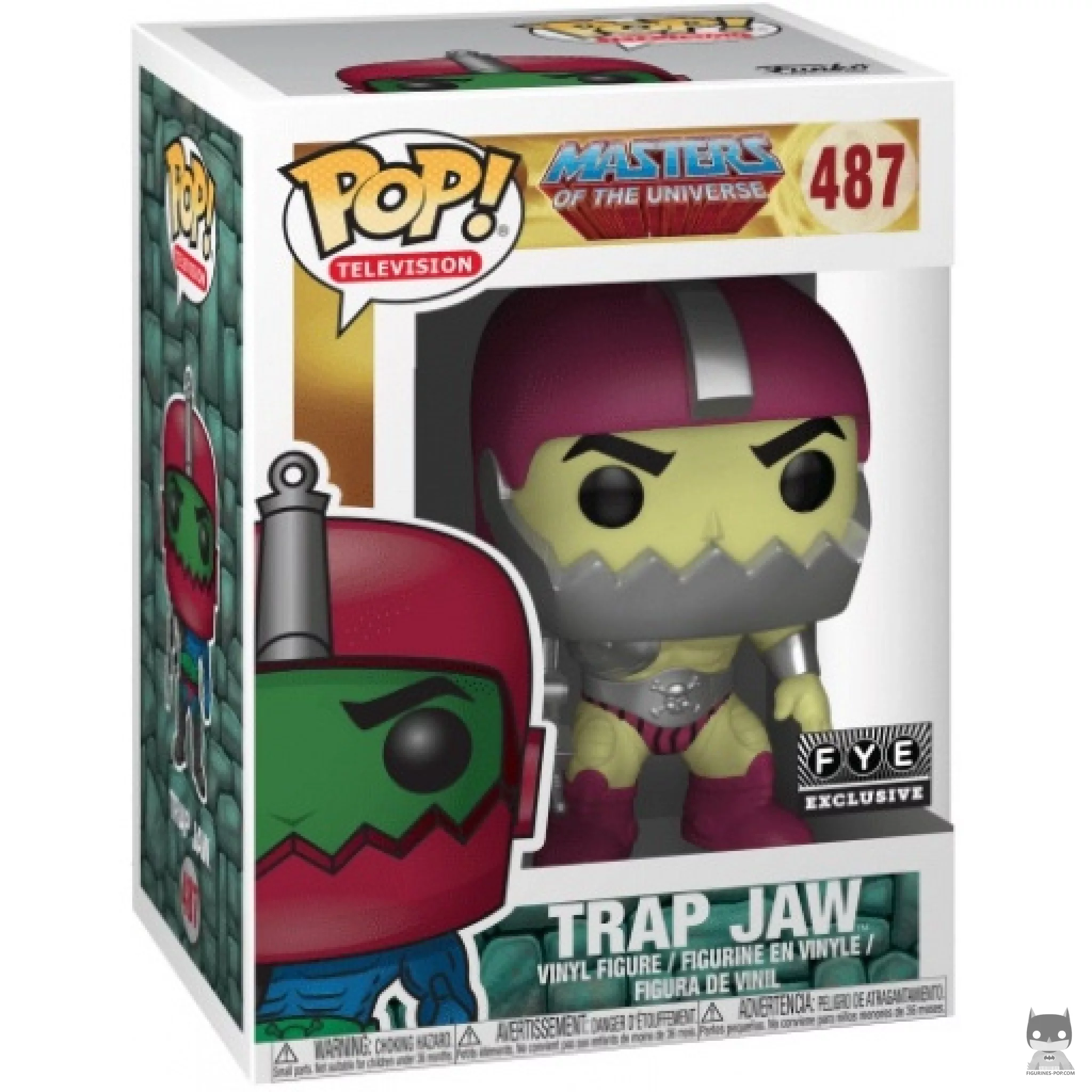 Trap Jaw (Metallic) Funko Pop! figure in its box