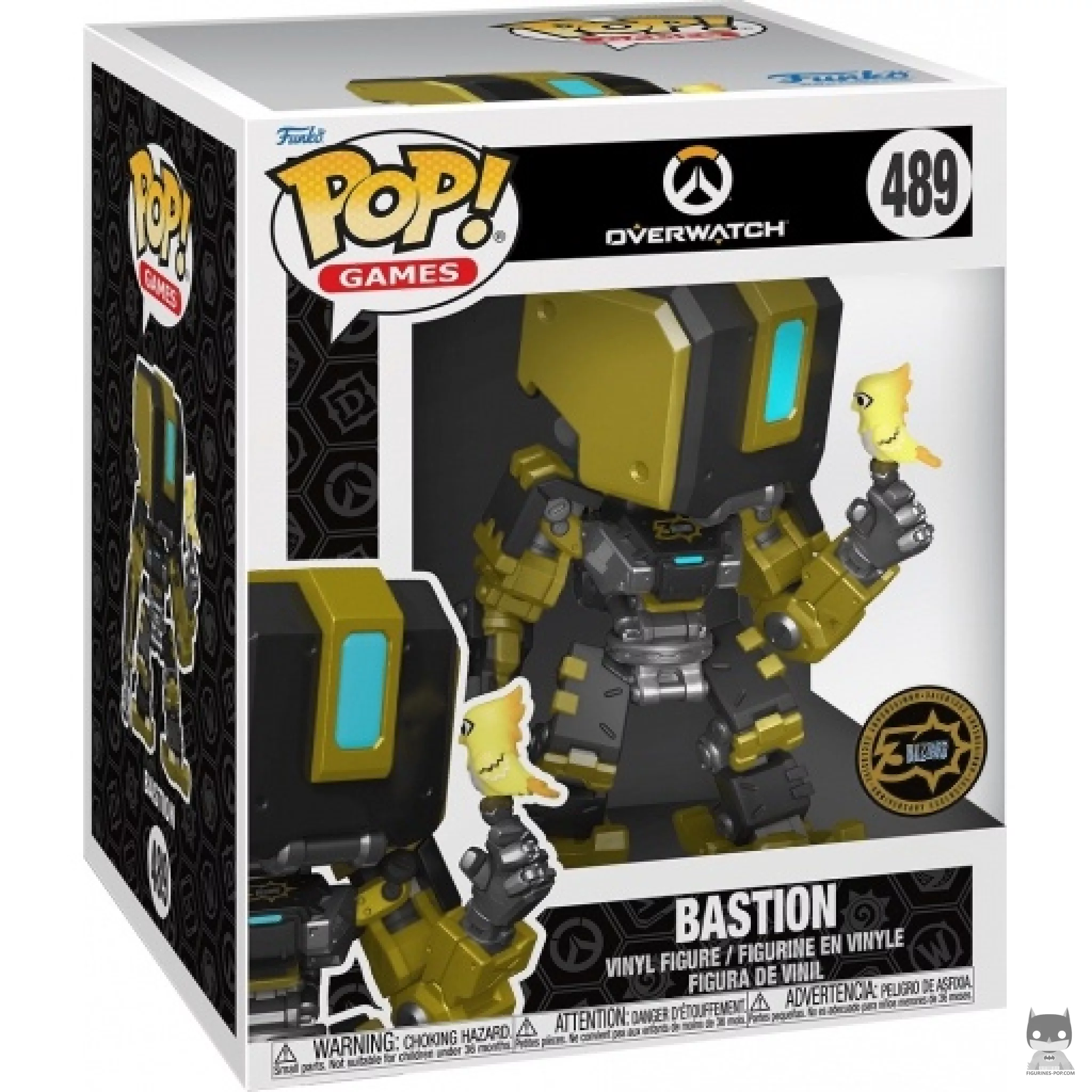 Bastion (Metallic & Supersized) Funko Pop! figure in its box