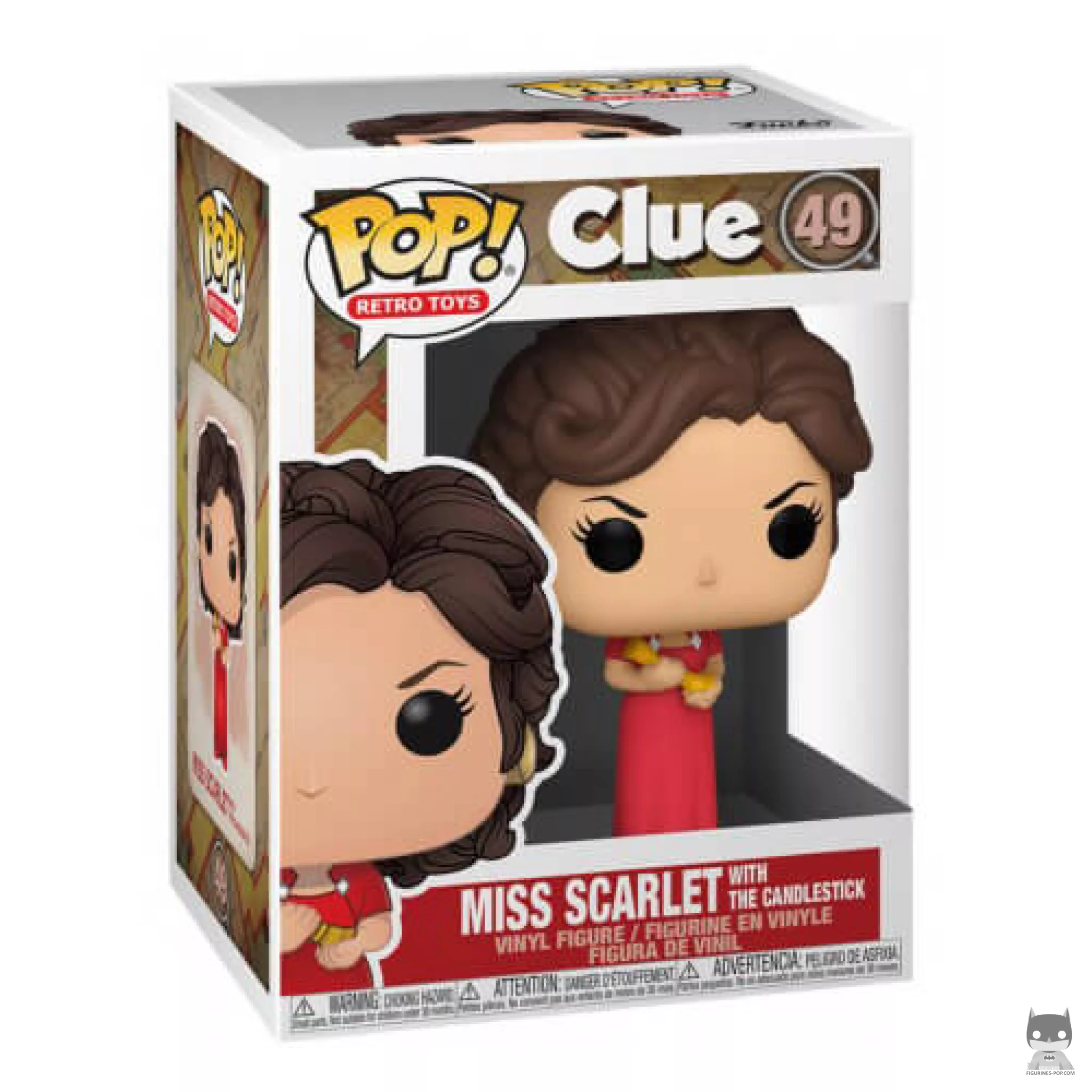 Miss Scarlet Funko Pop! figure in its box
