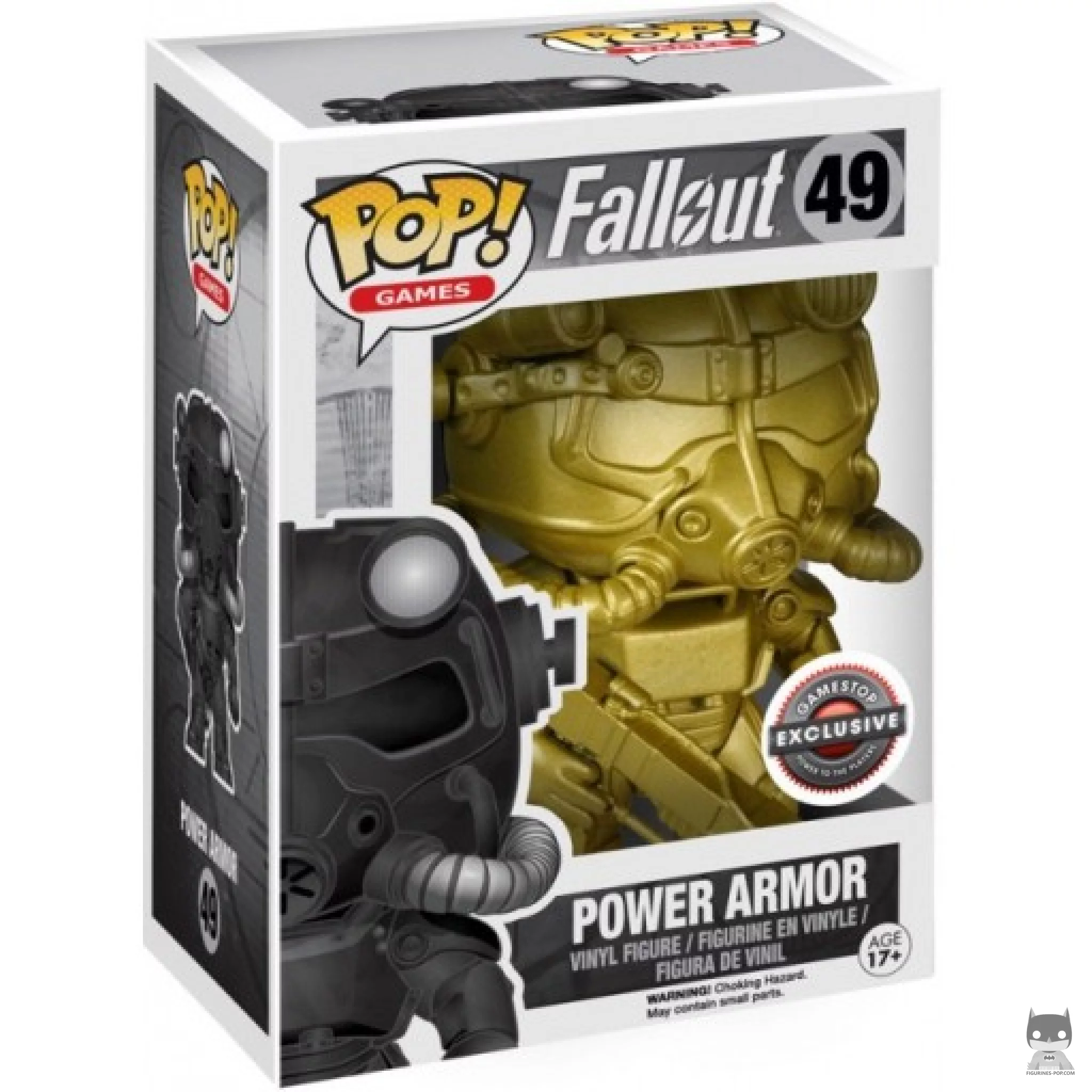 Power Armor (Gold) (Chase) Funko Pop! figure in its box