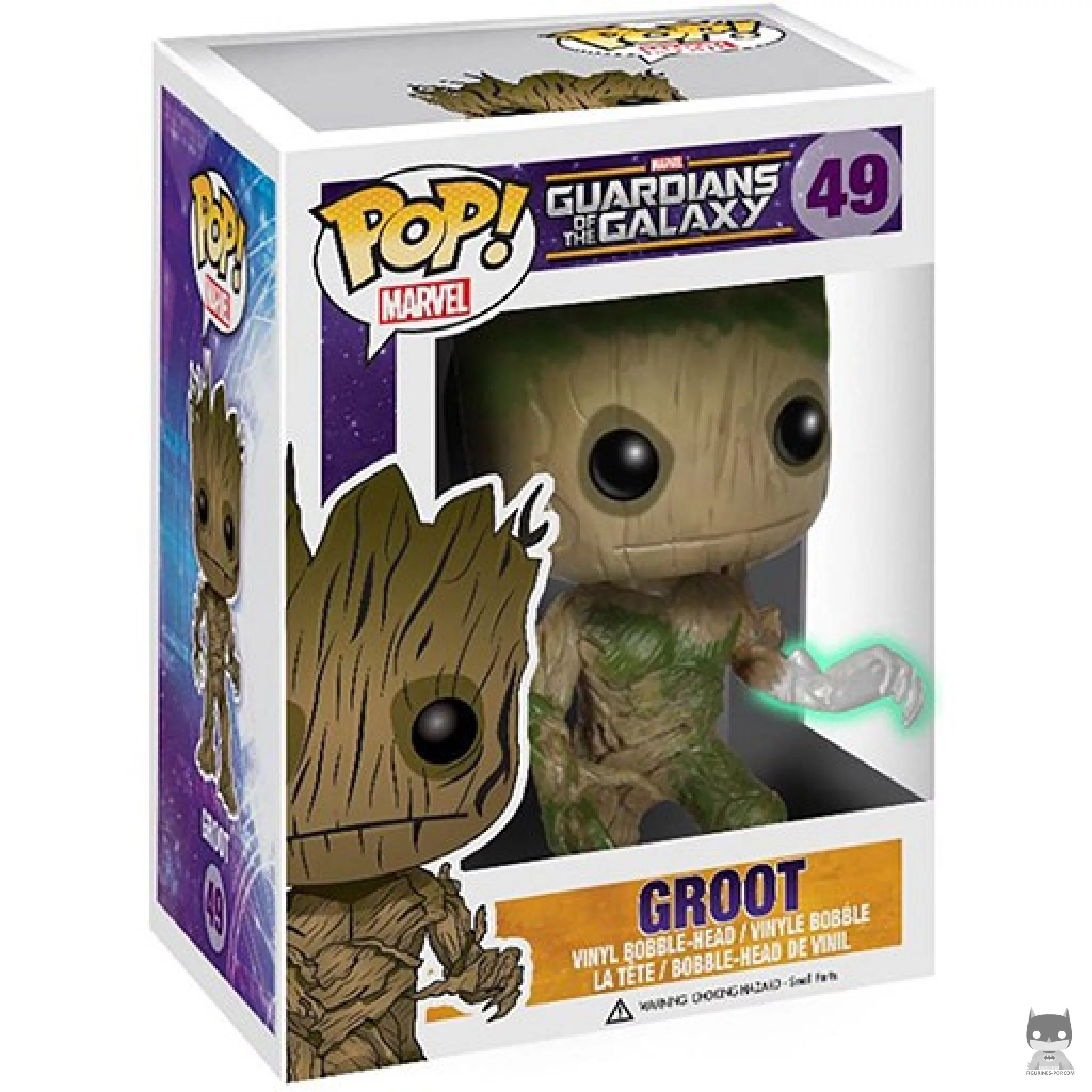 Groot Funko Pop! figure in its box