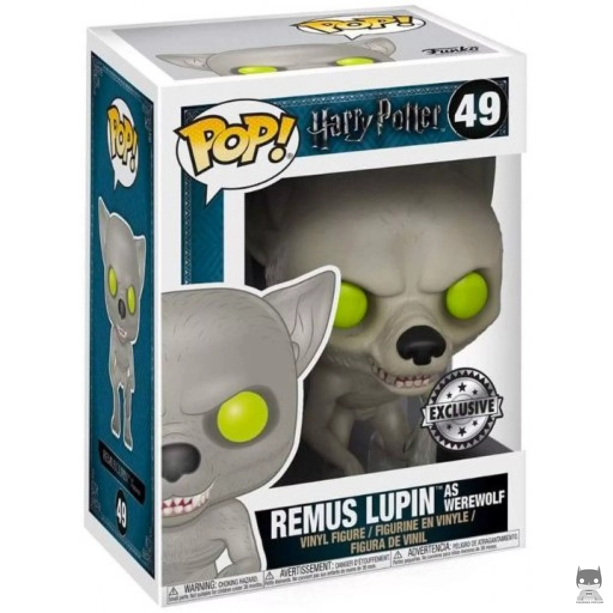 Remus Lupin as Werewolf Funko Pop! figure in its box