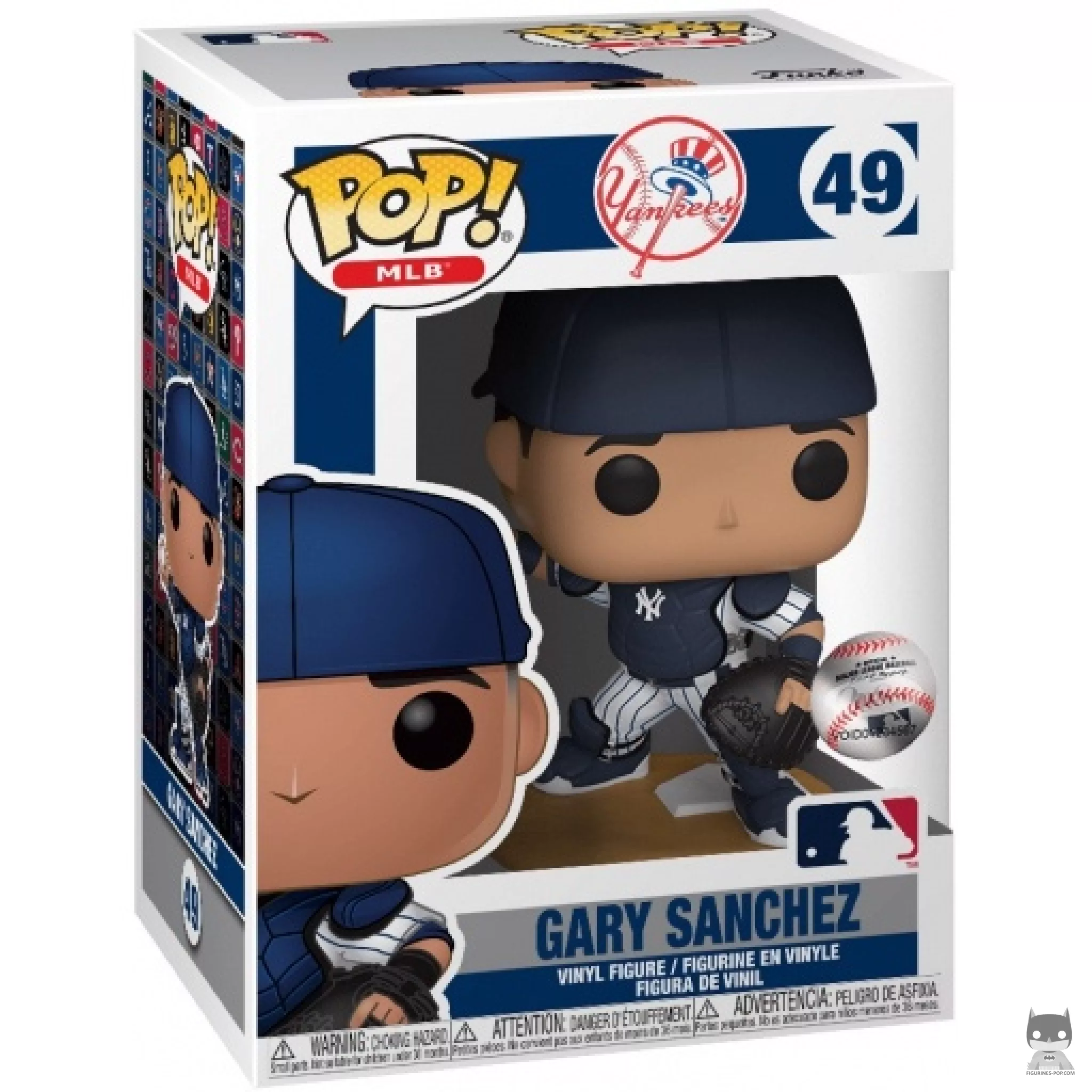 Gary Sanchez Funko Pop! figure in its box