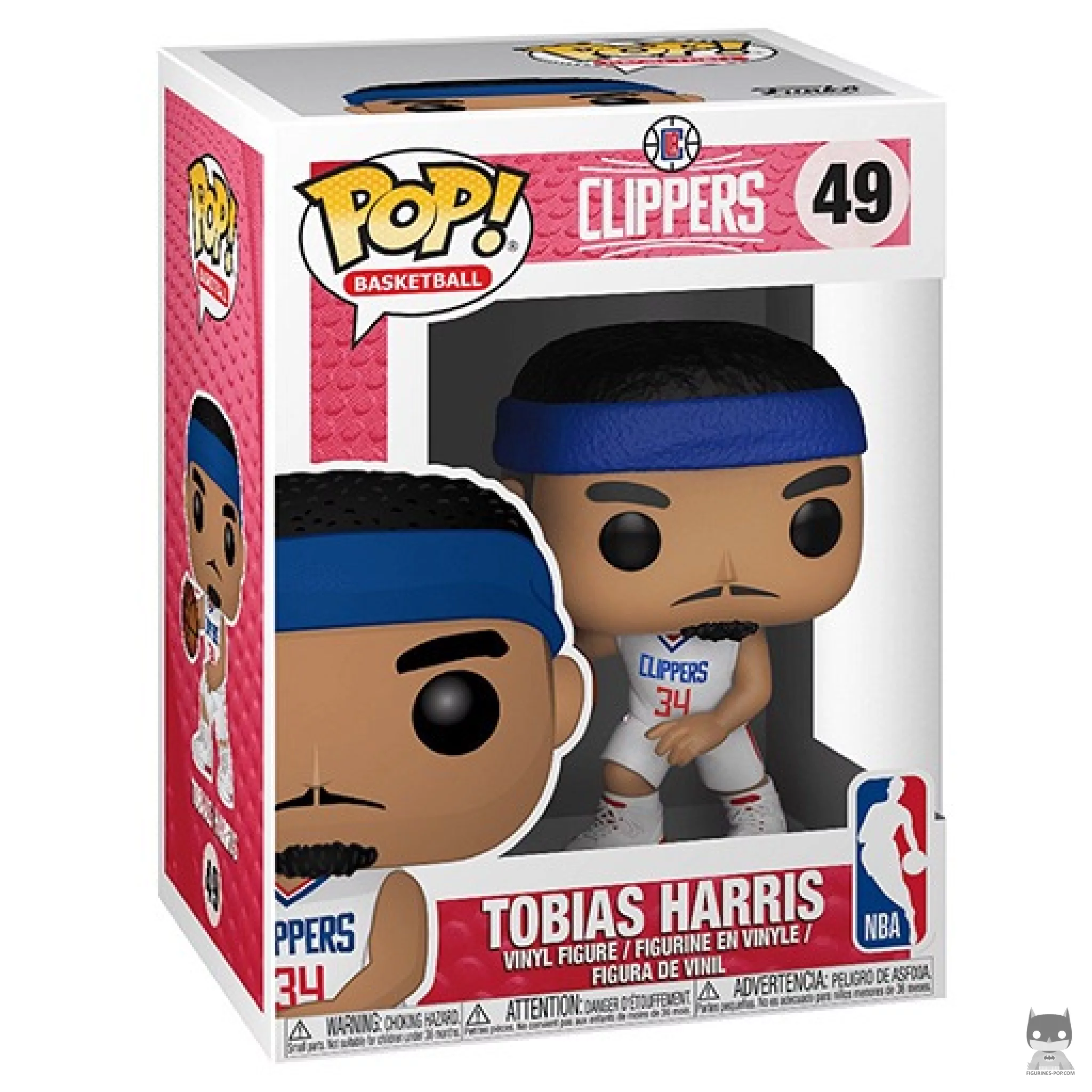 Tobias Harris Funko Pop! figure in its box
