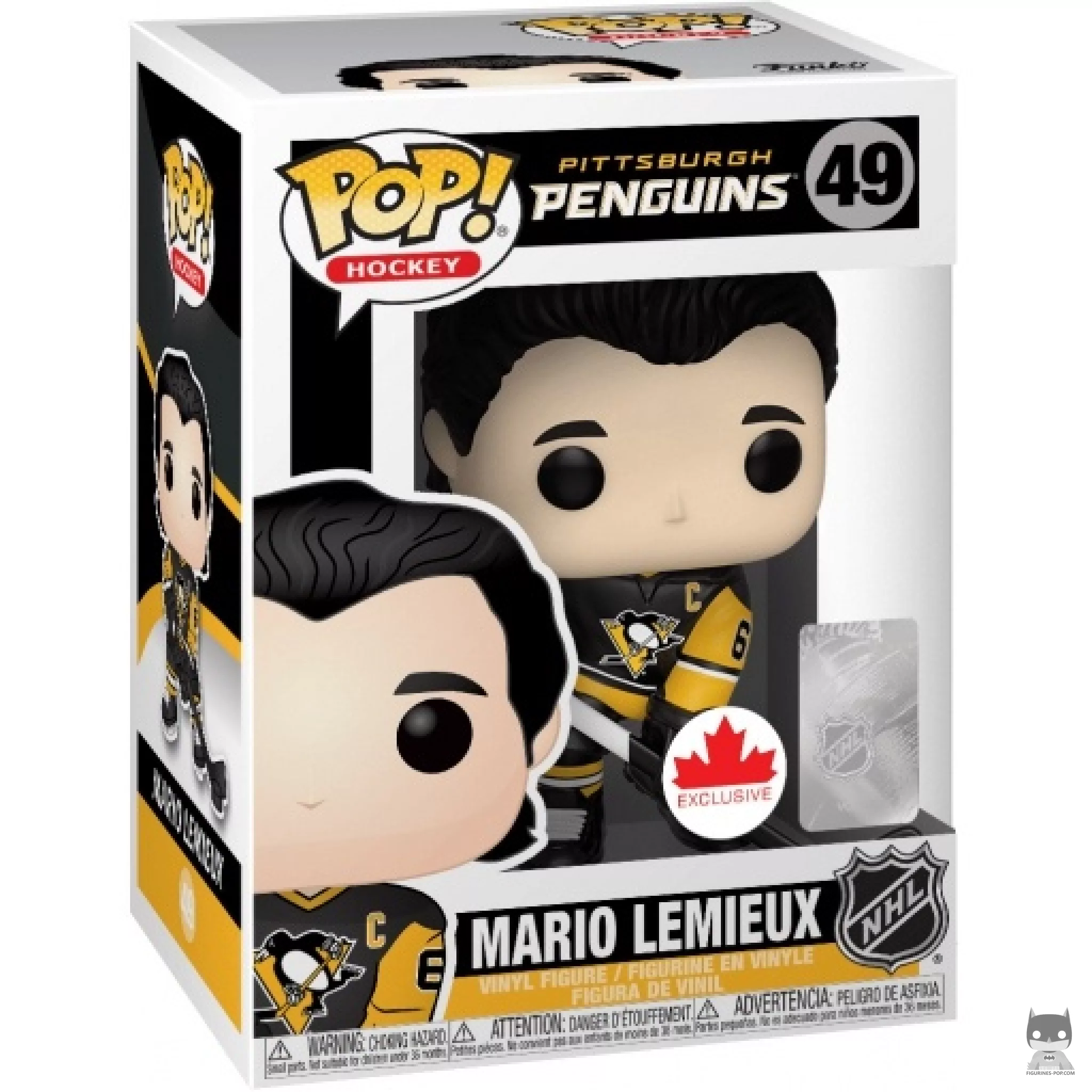 Mario Lemieux Funko Pop! figure in its box