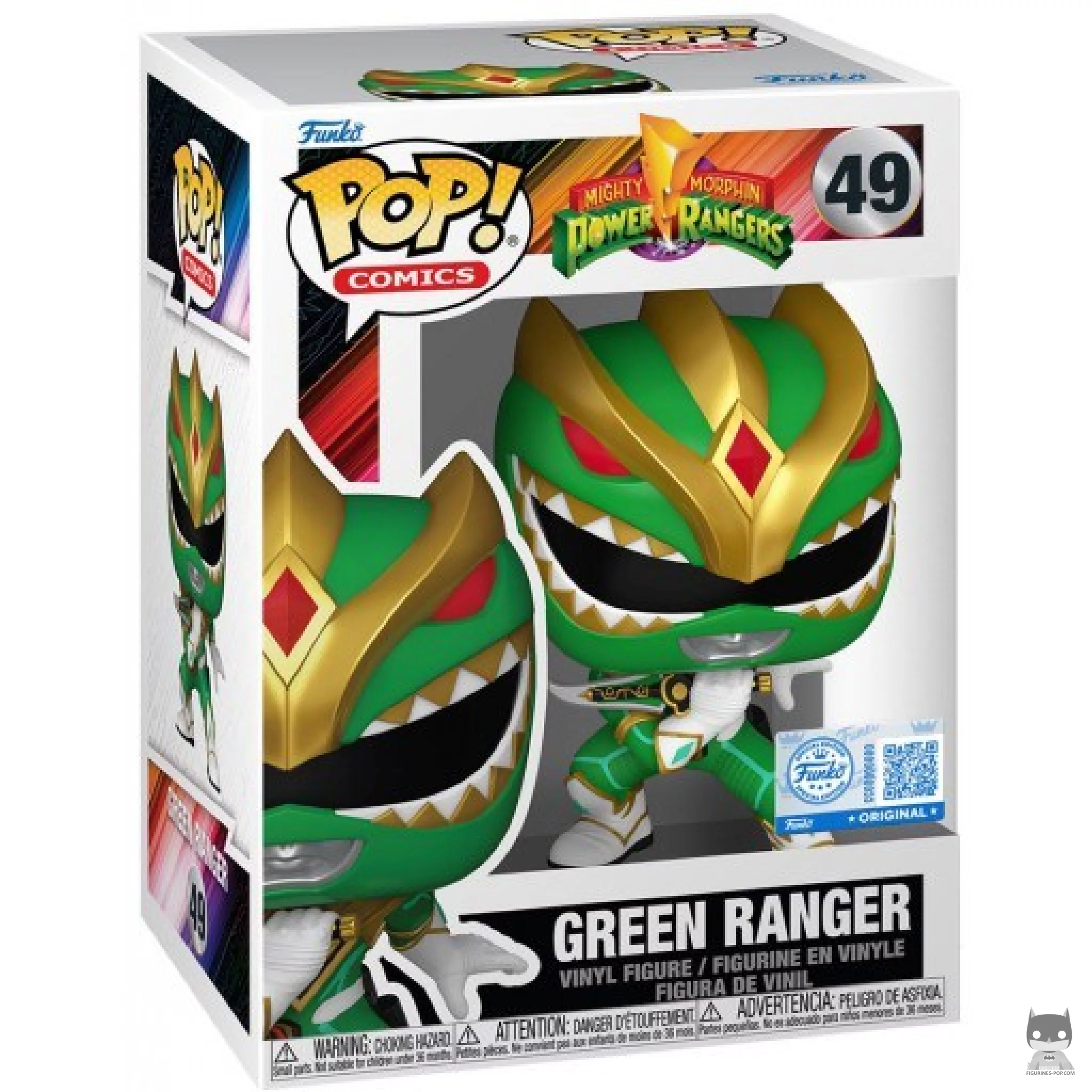 Green Ranger Funko Pop! figure in its box