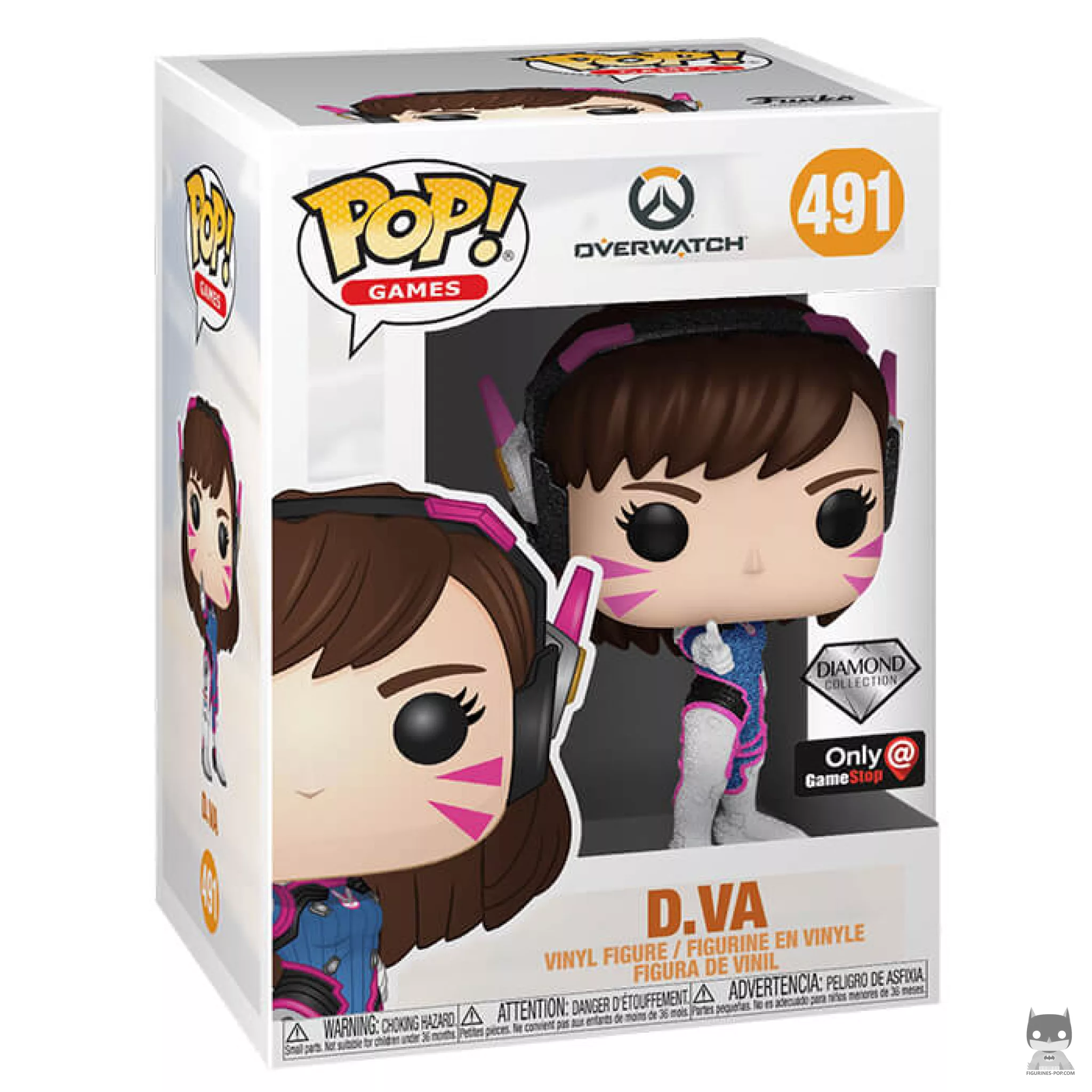 D. Va (Diamond Glitter) Funko Pop! figure in its box
