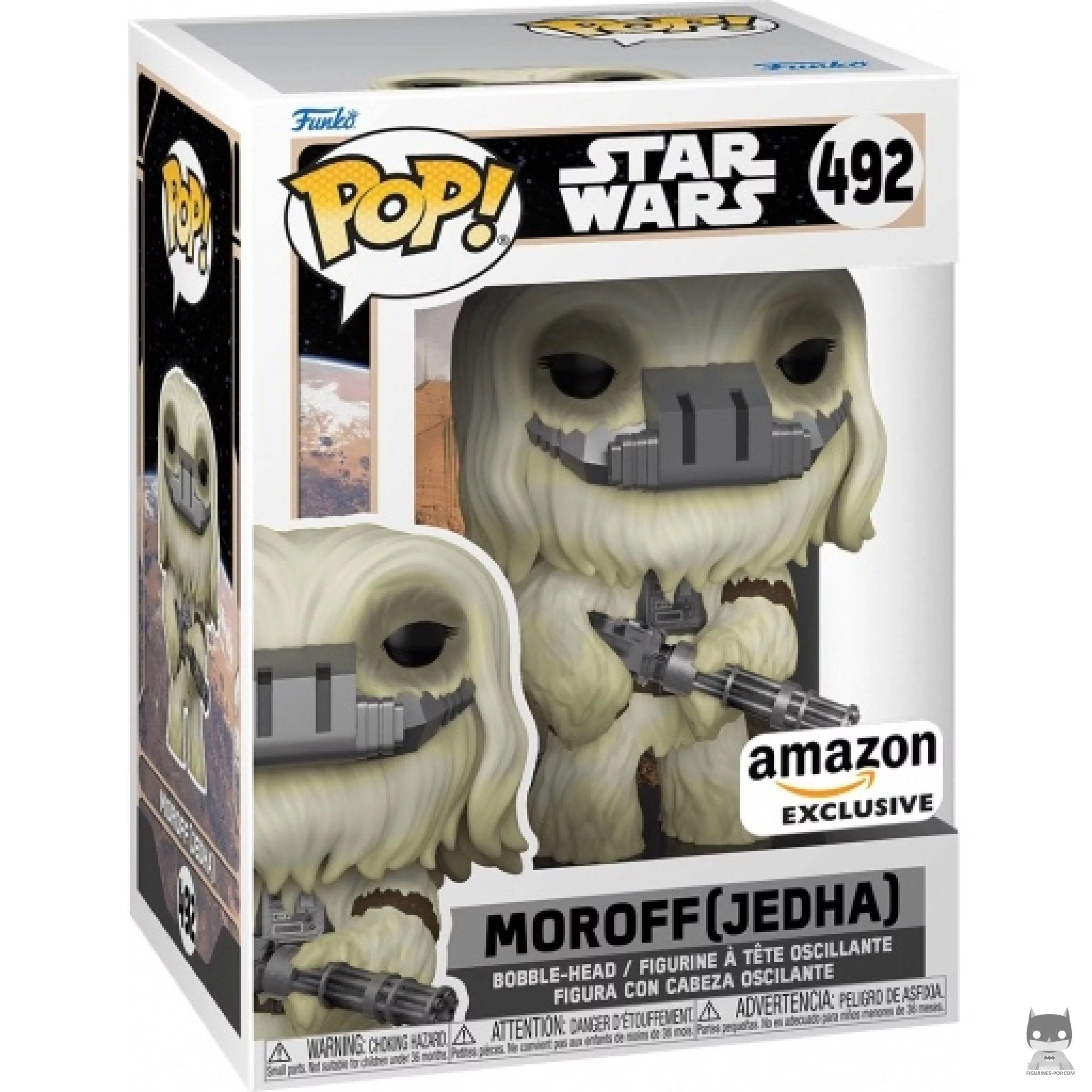 Moroff on Jedha Funko Pop! figure in its box