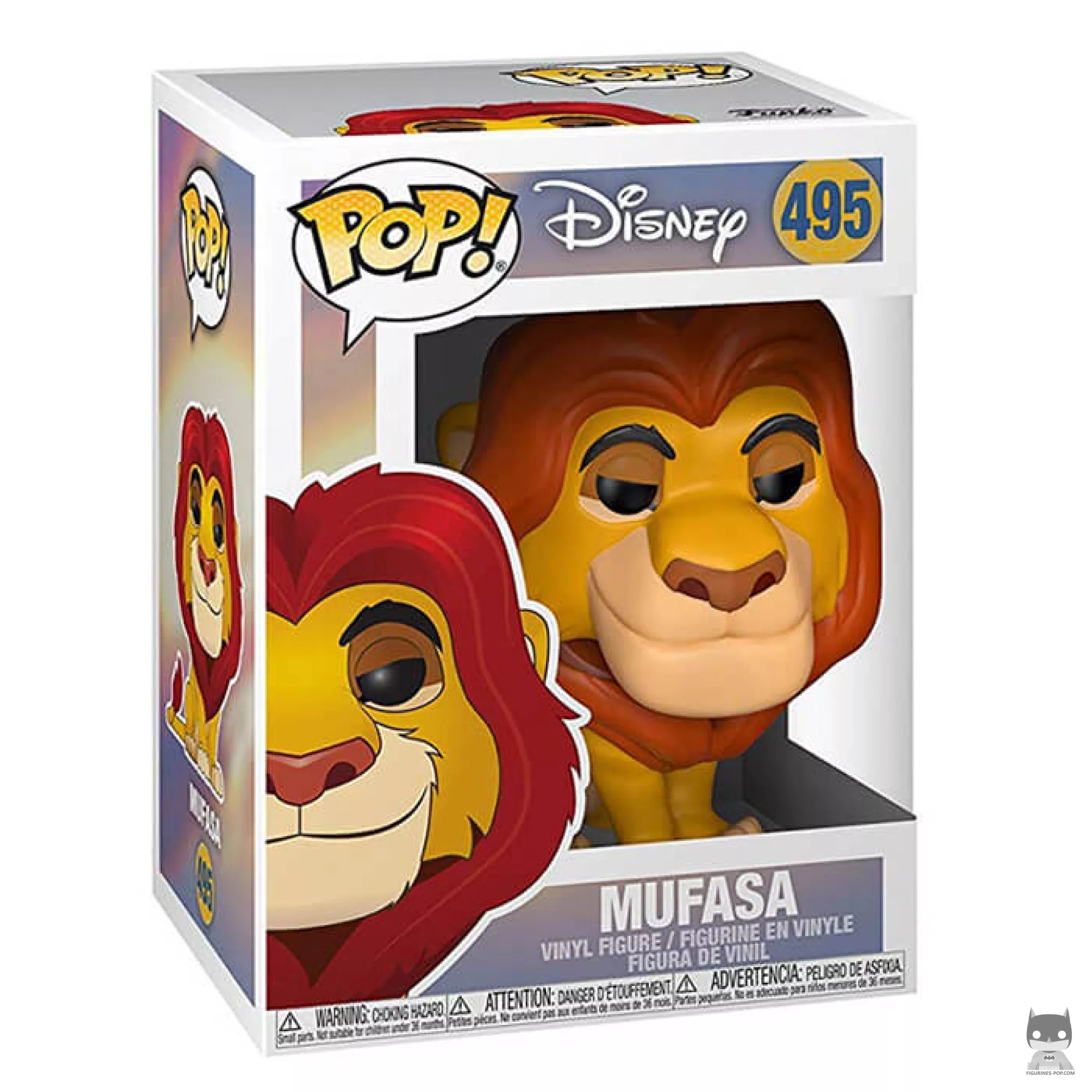 Mufasa Funko Pop! figure in its box