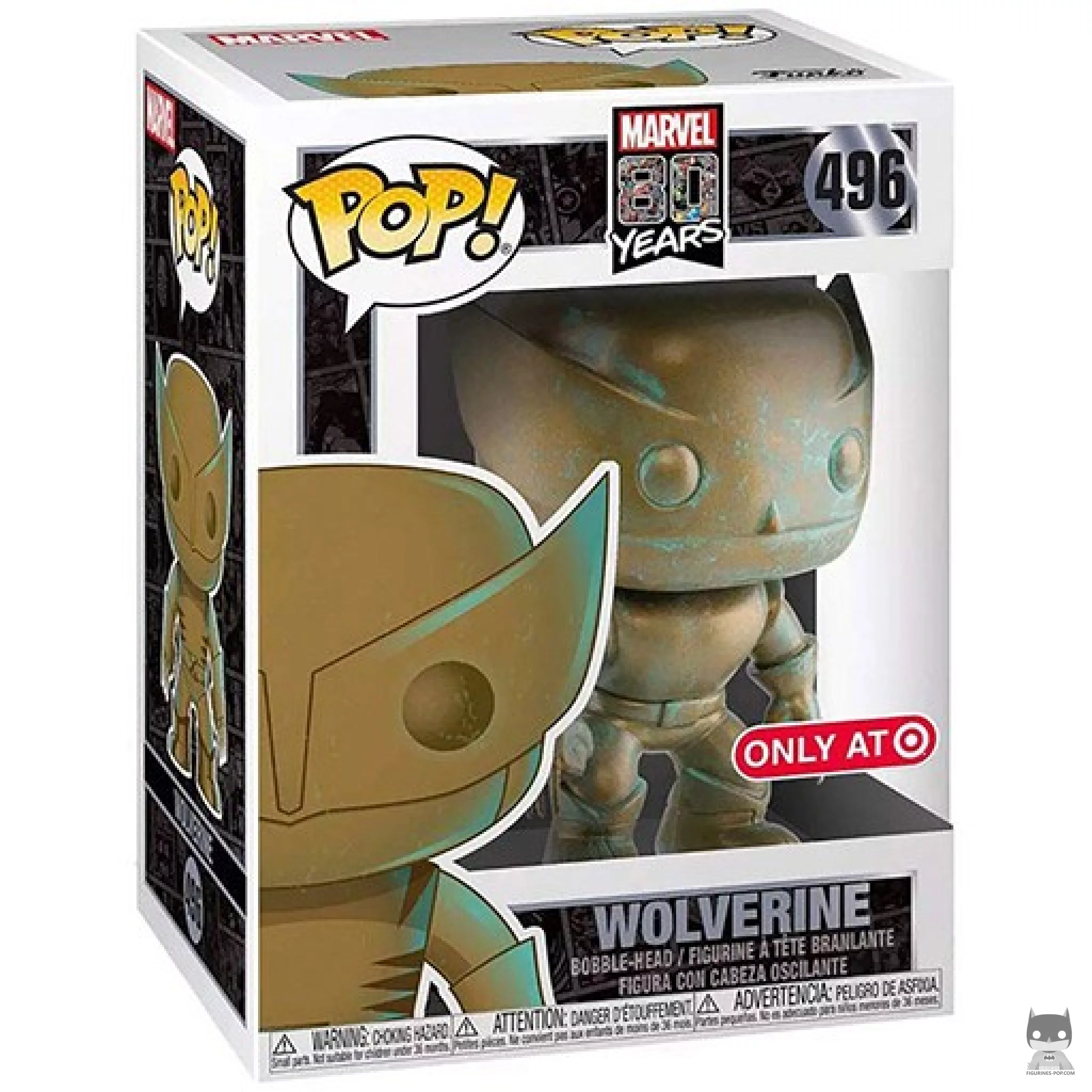Wolverine (Patina) Funko Pop! figure in its box