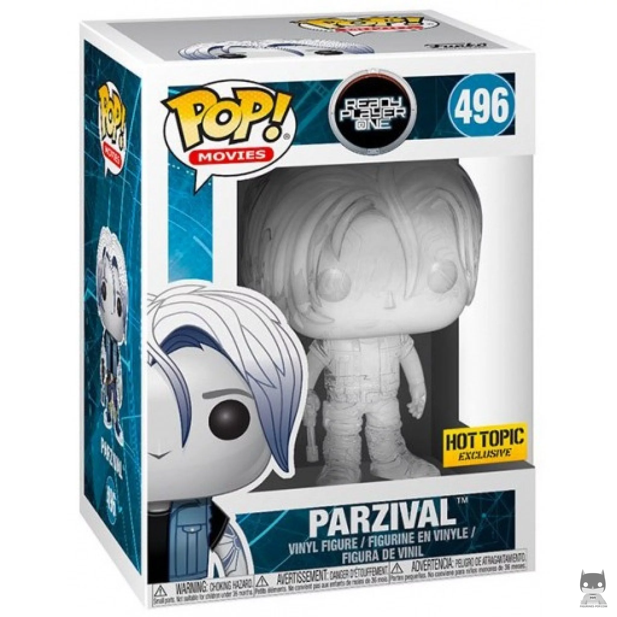 Parzival (Translucent) Funko Pop! figure in its box